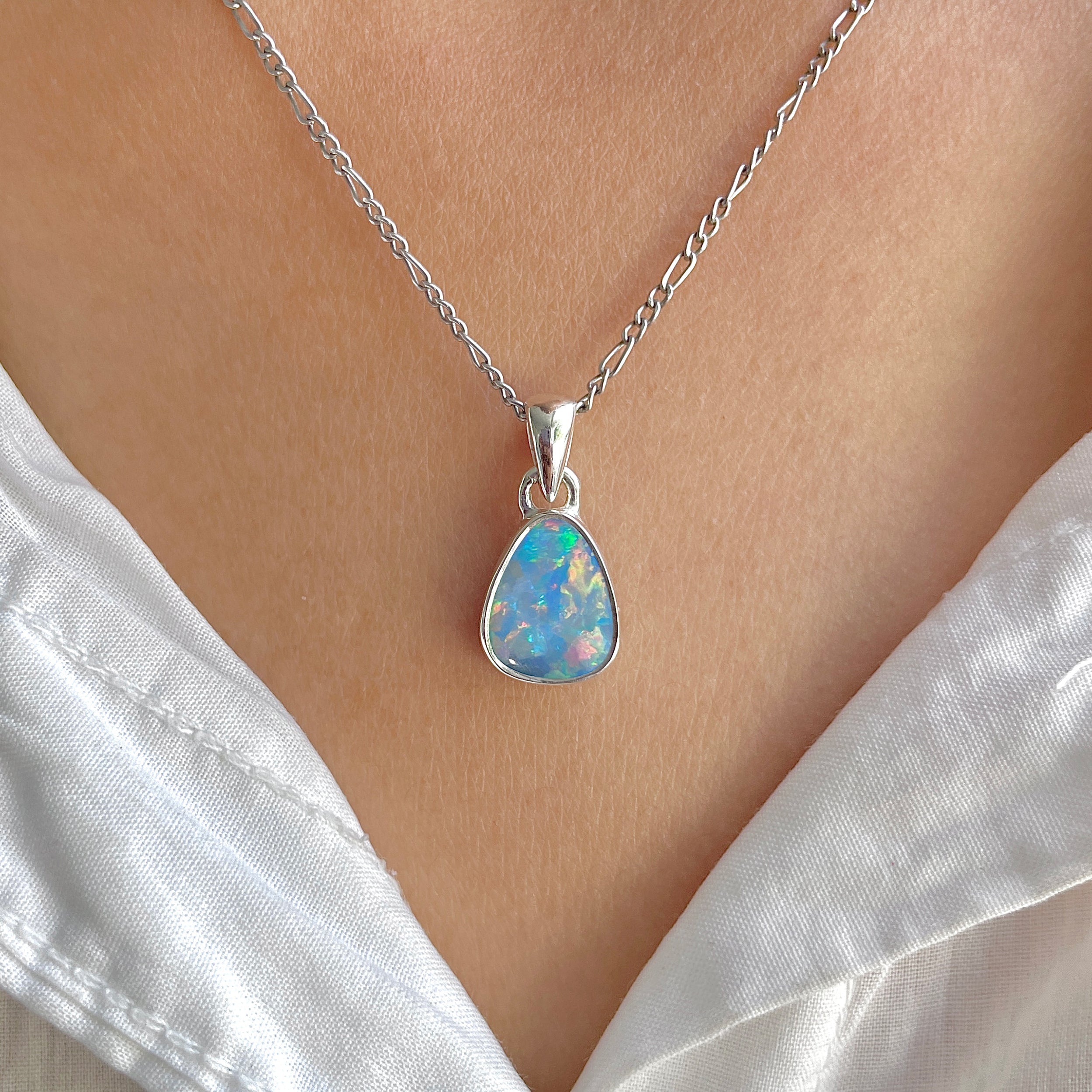 Australian Opal Pendant-(AOD-P-122.)
