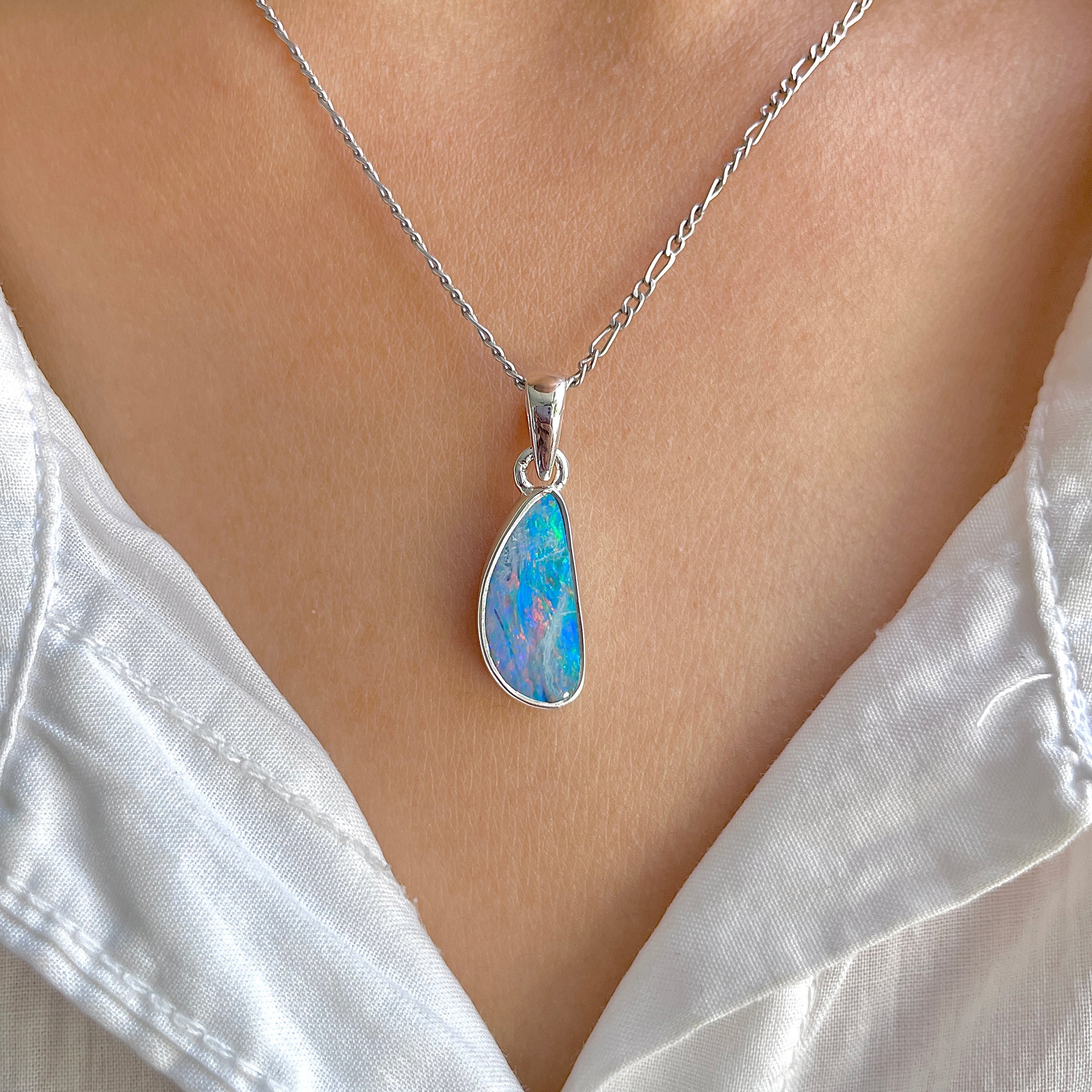 Australian Opal Pendant-(AOD-P-123.)