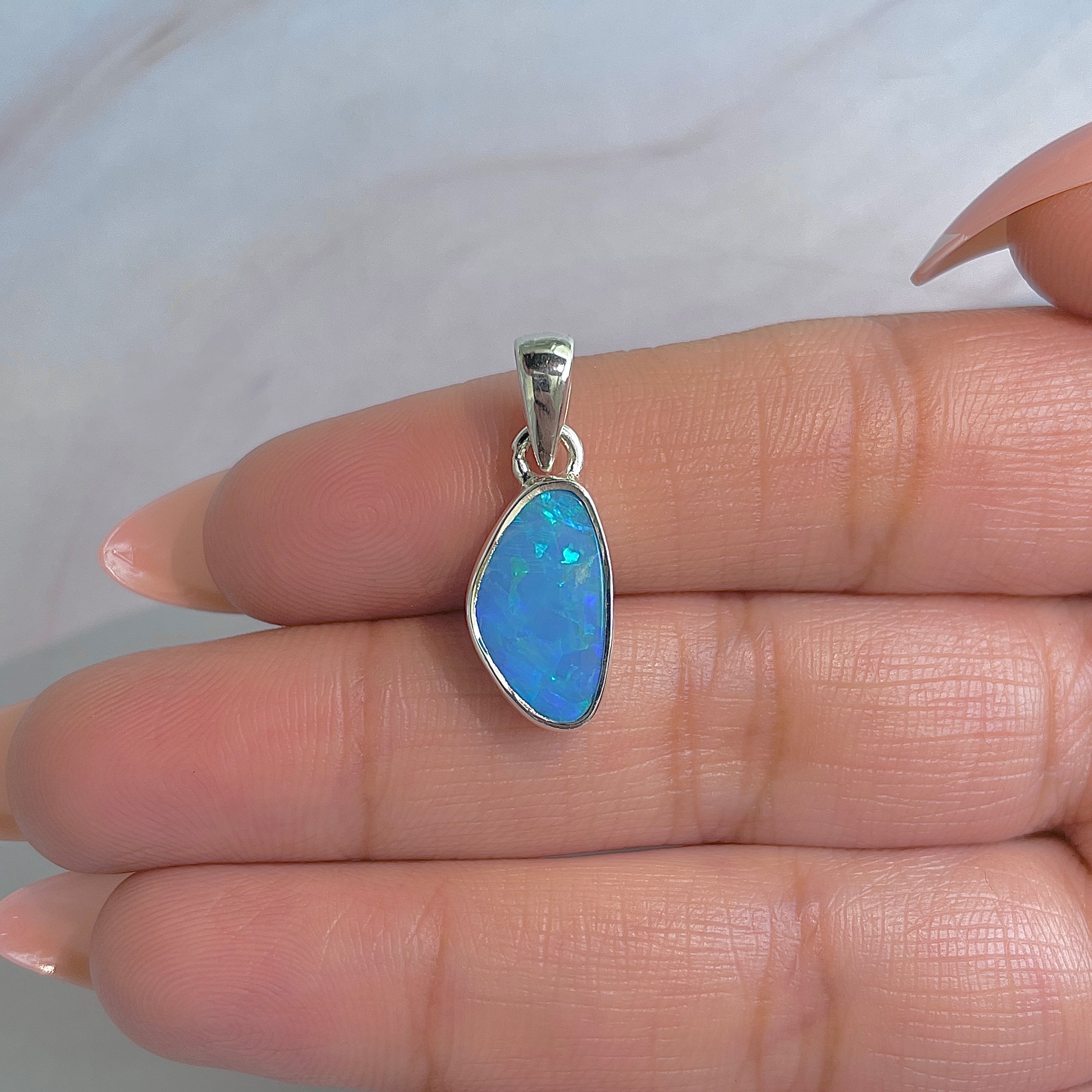 Australian Opal Pendant-(AOD-P-124.)