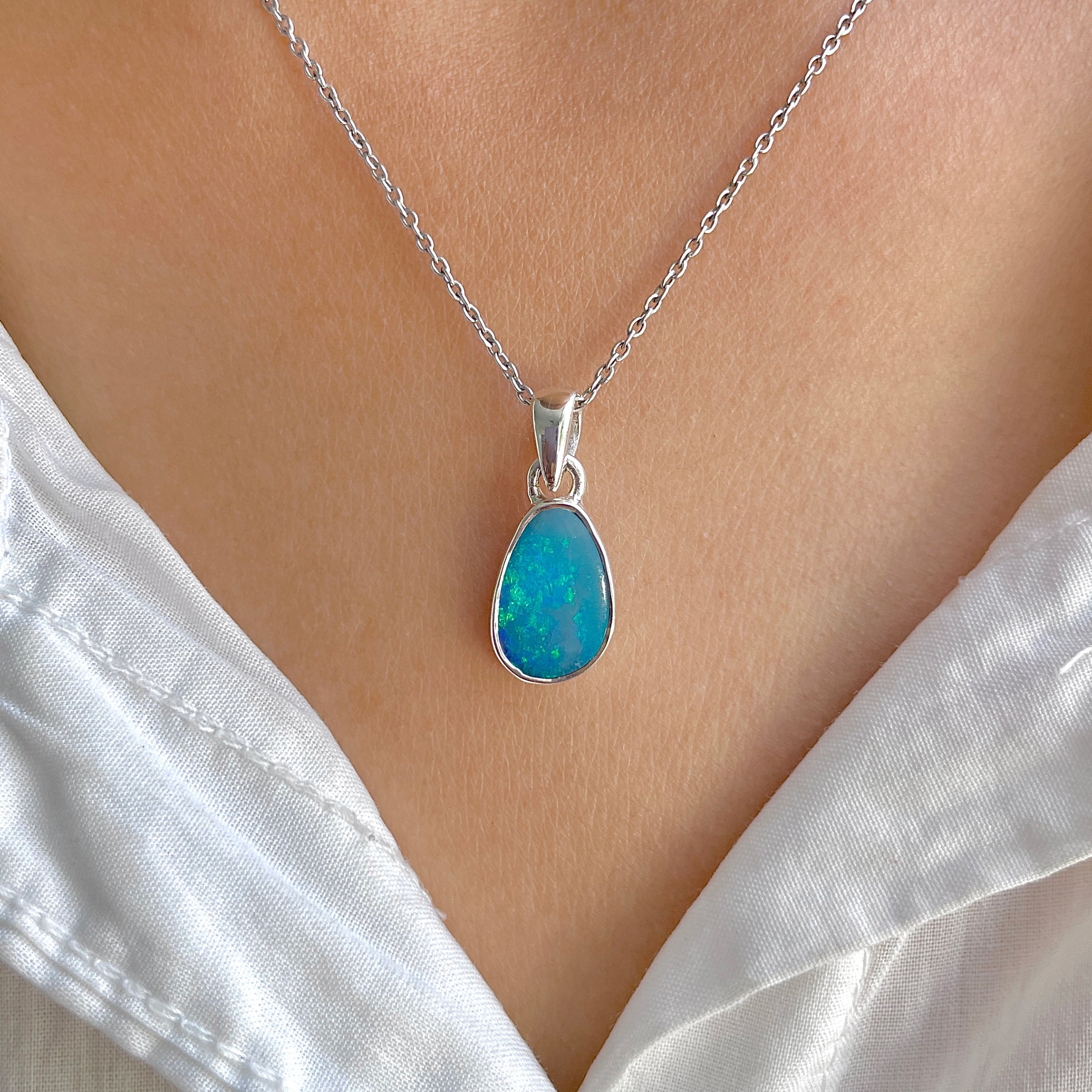 Australian Opal Pendant-(AOD-P-125.)