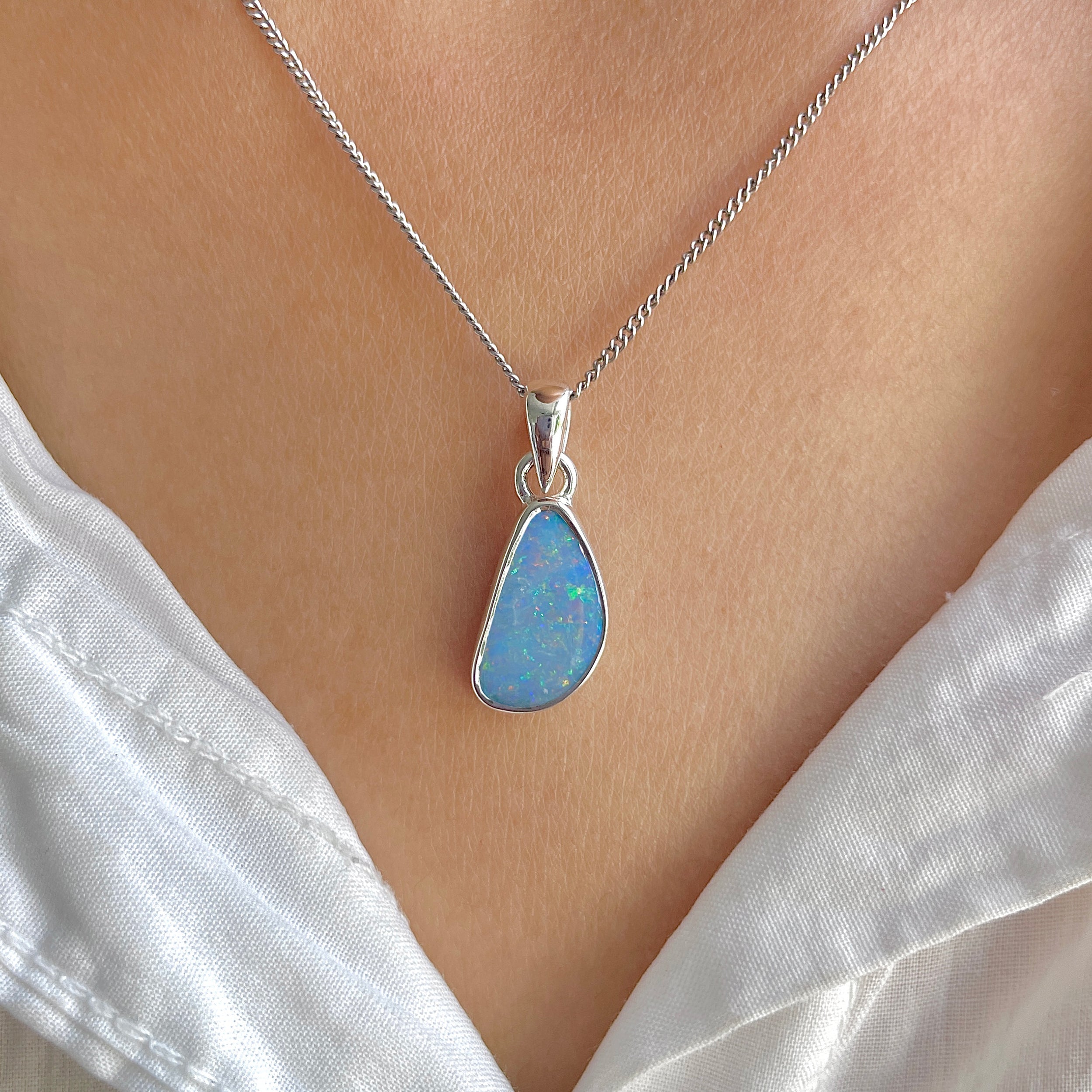 Australian Opal Pendant-(AOD-P-126.)