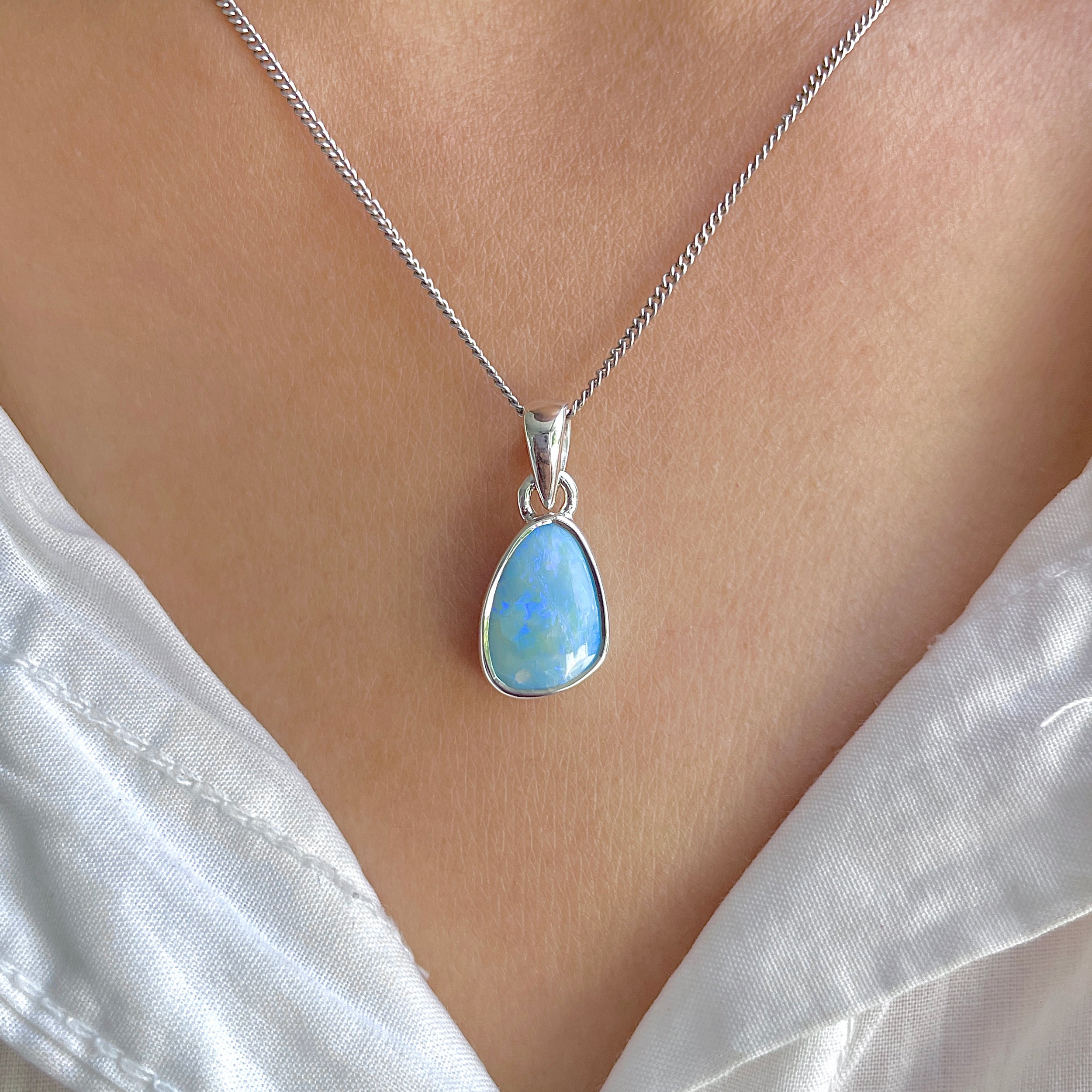 Australian Opal Pendant-(AOD-P-127.)