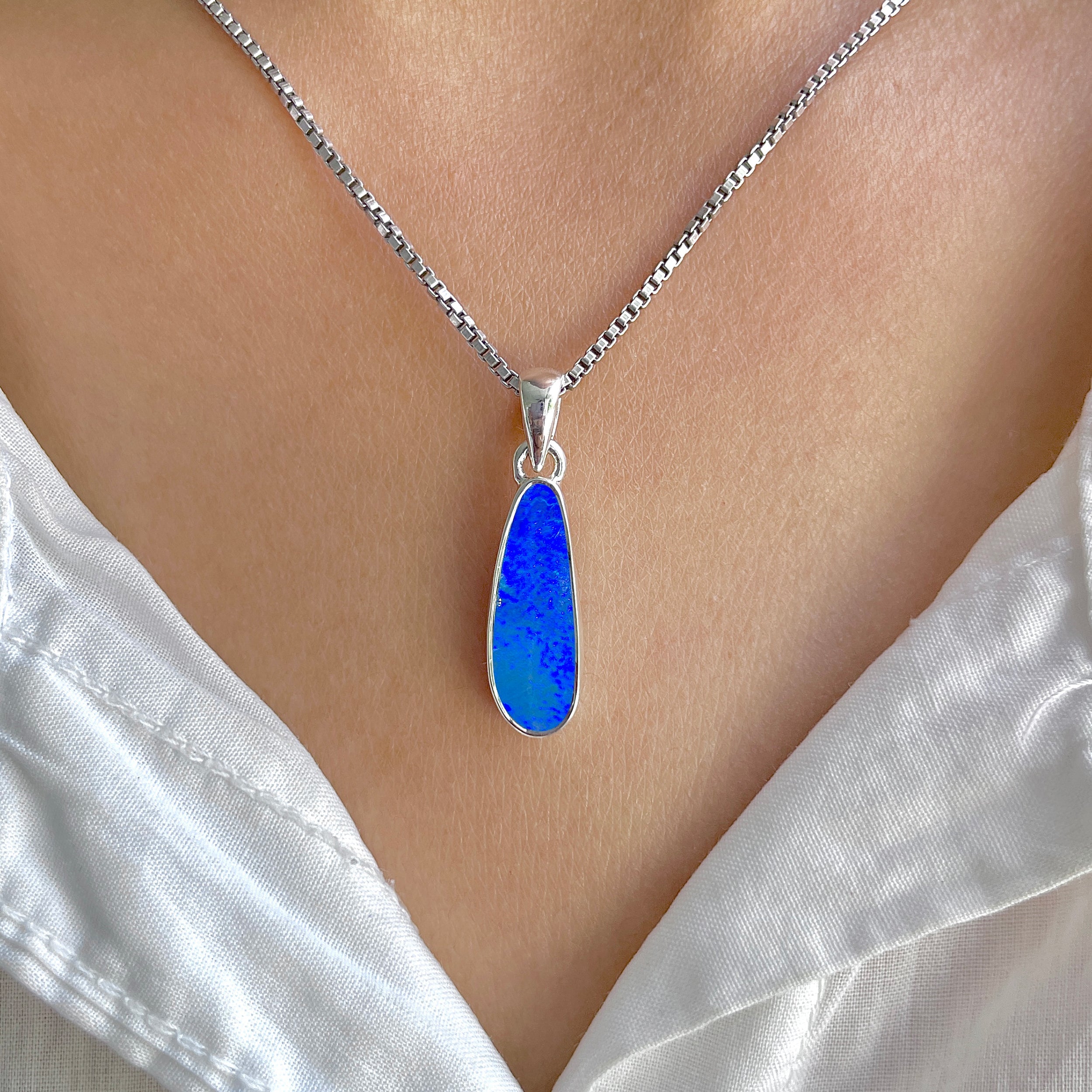 Australian Opal Pendant-(AOD-P-131.)