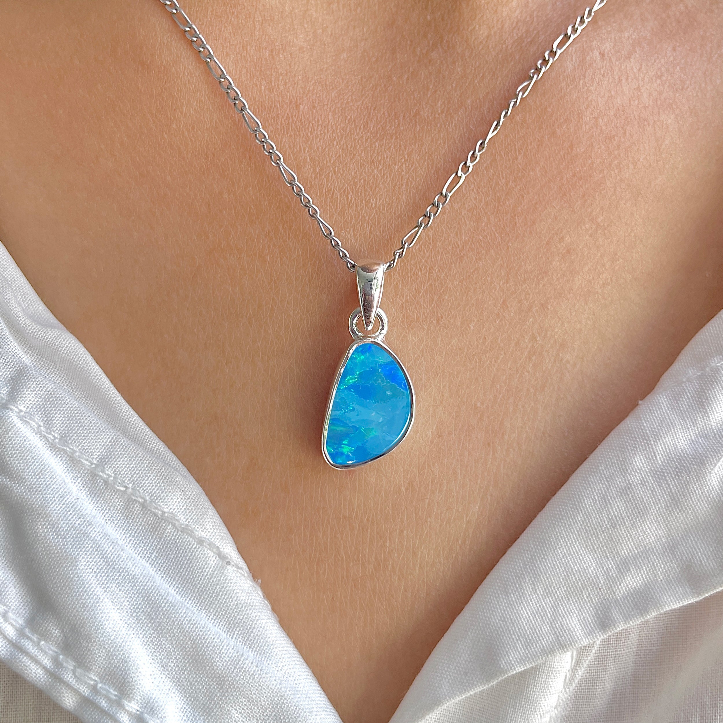 Australian Opal Pendant-(AOD-P-132.)