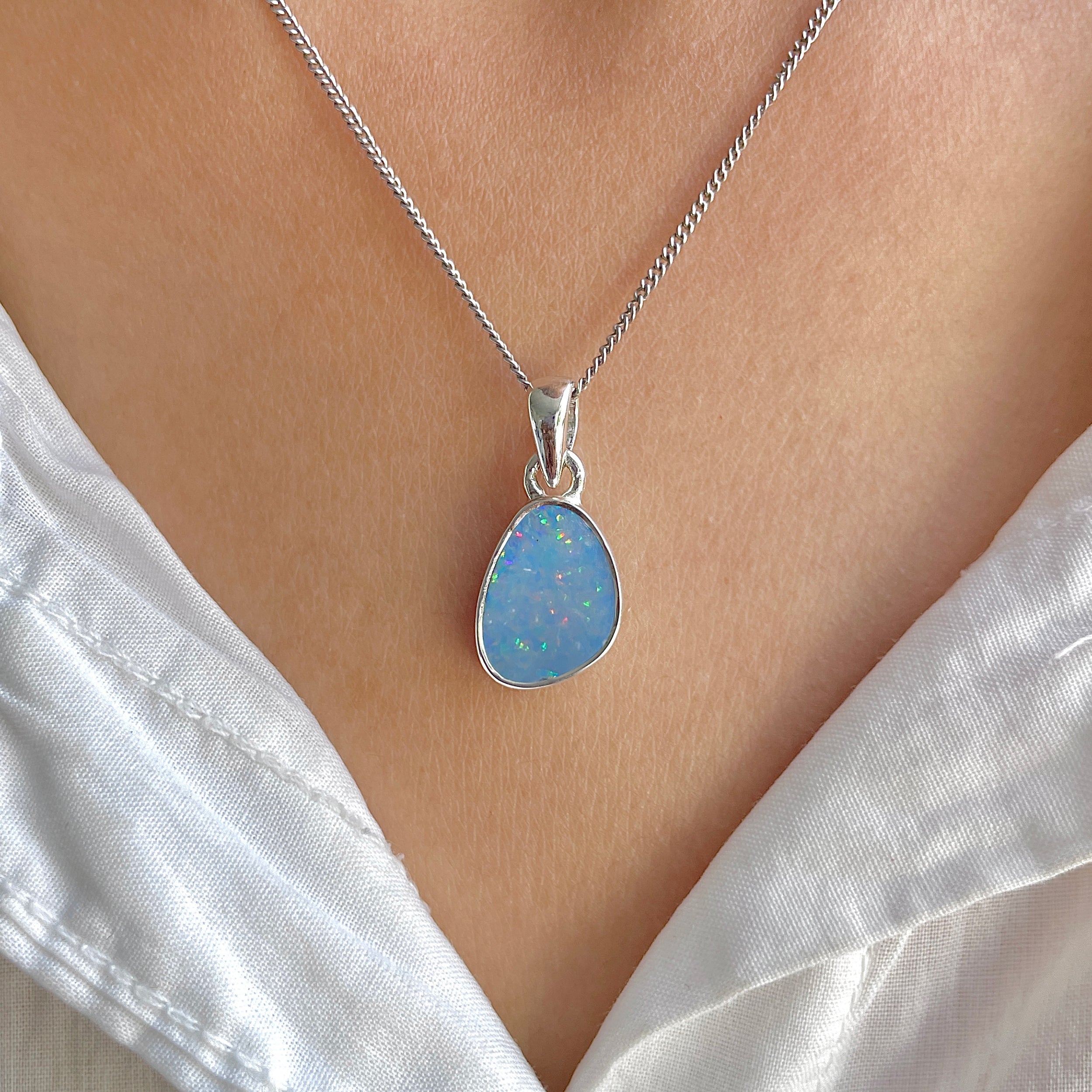 Australian Opal Pendant-(AOD-P-133.)