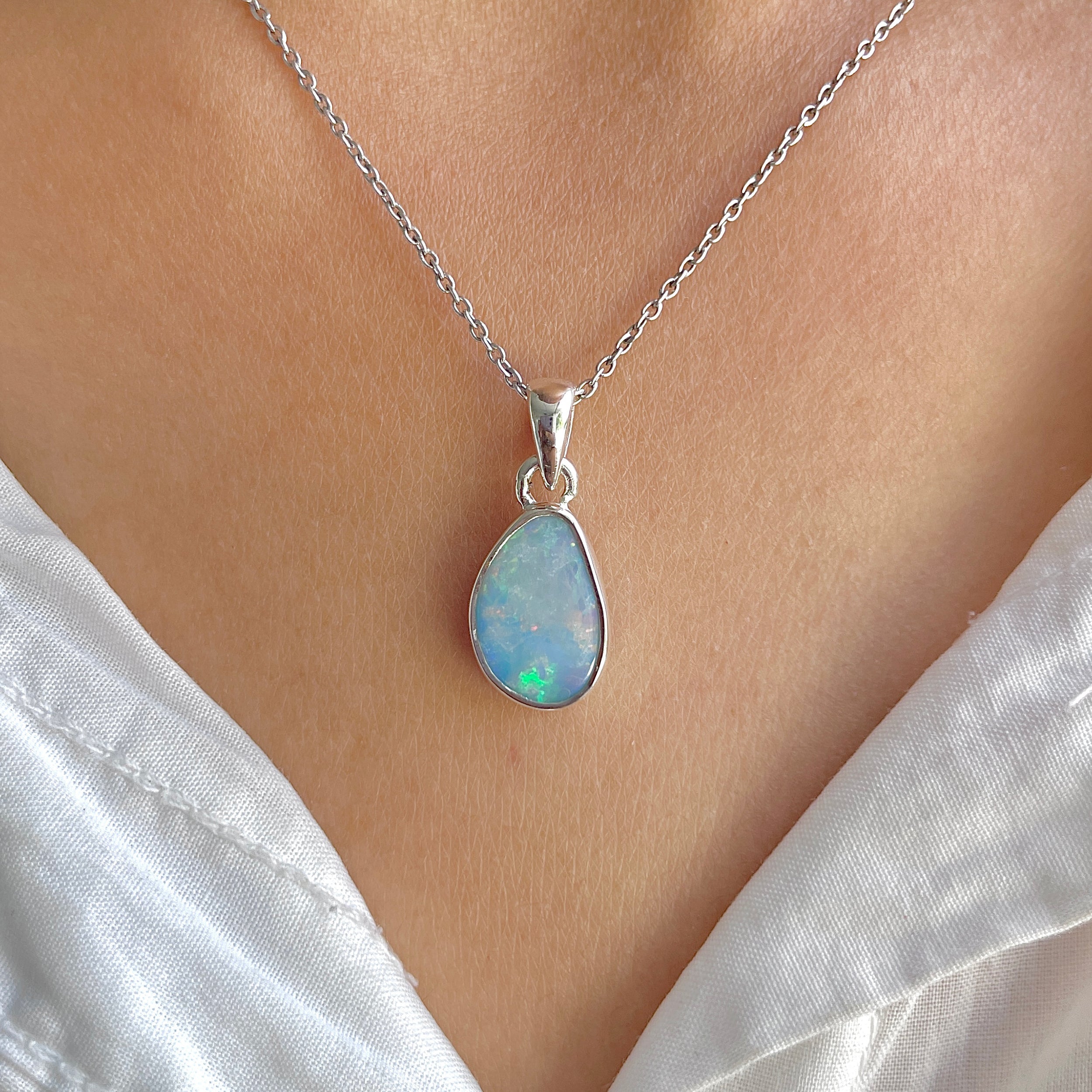 Australian Opal Pendant-(AOD-P-134.)