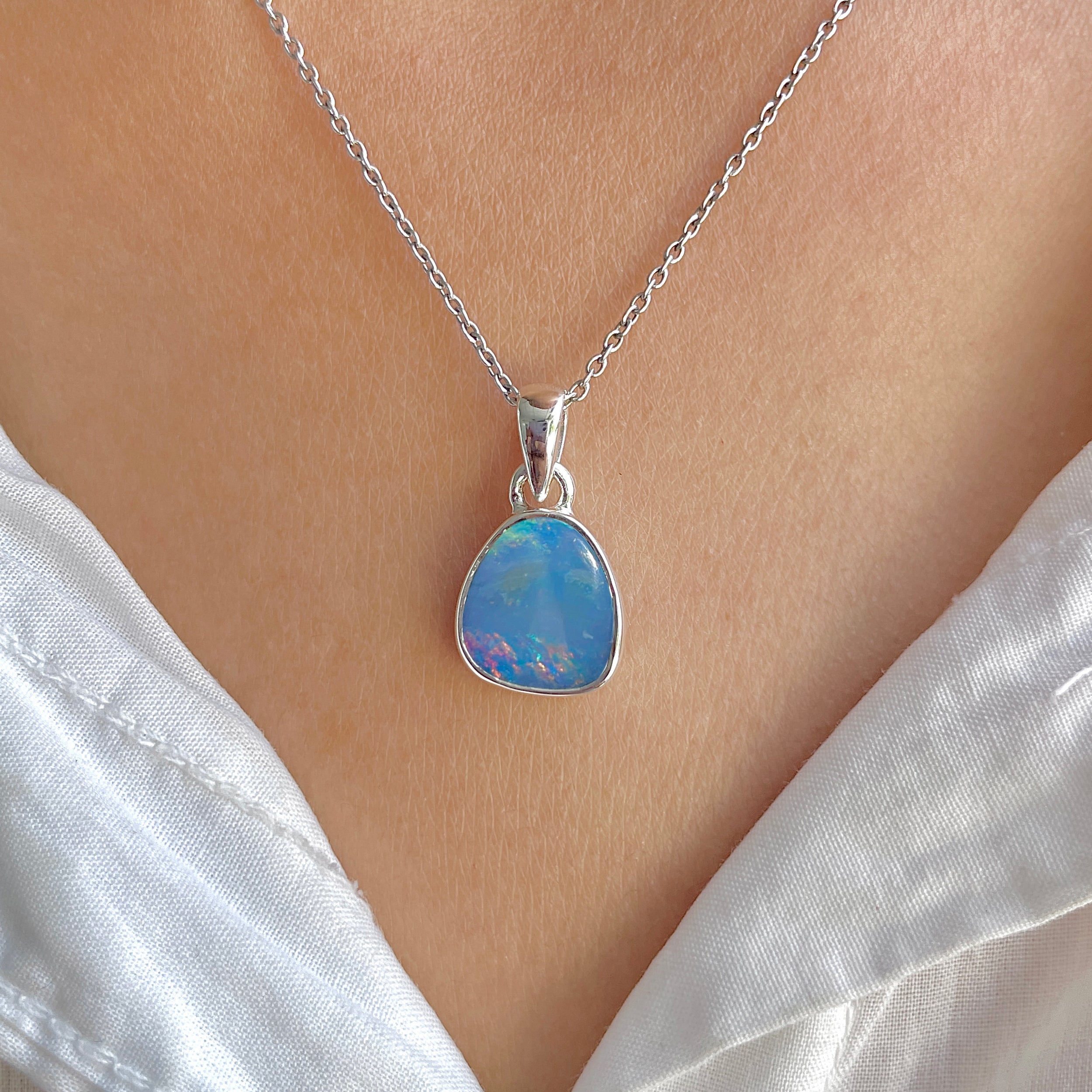 Australian Opal Pendant-(AOD-P-135.)
