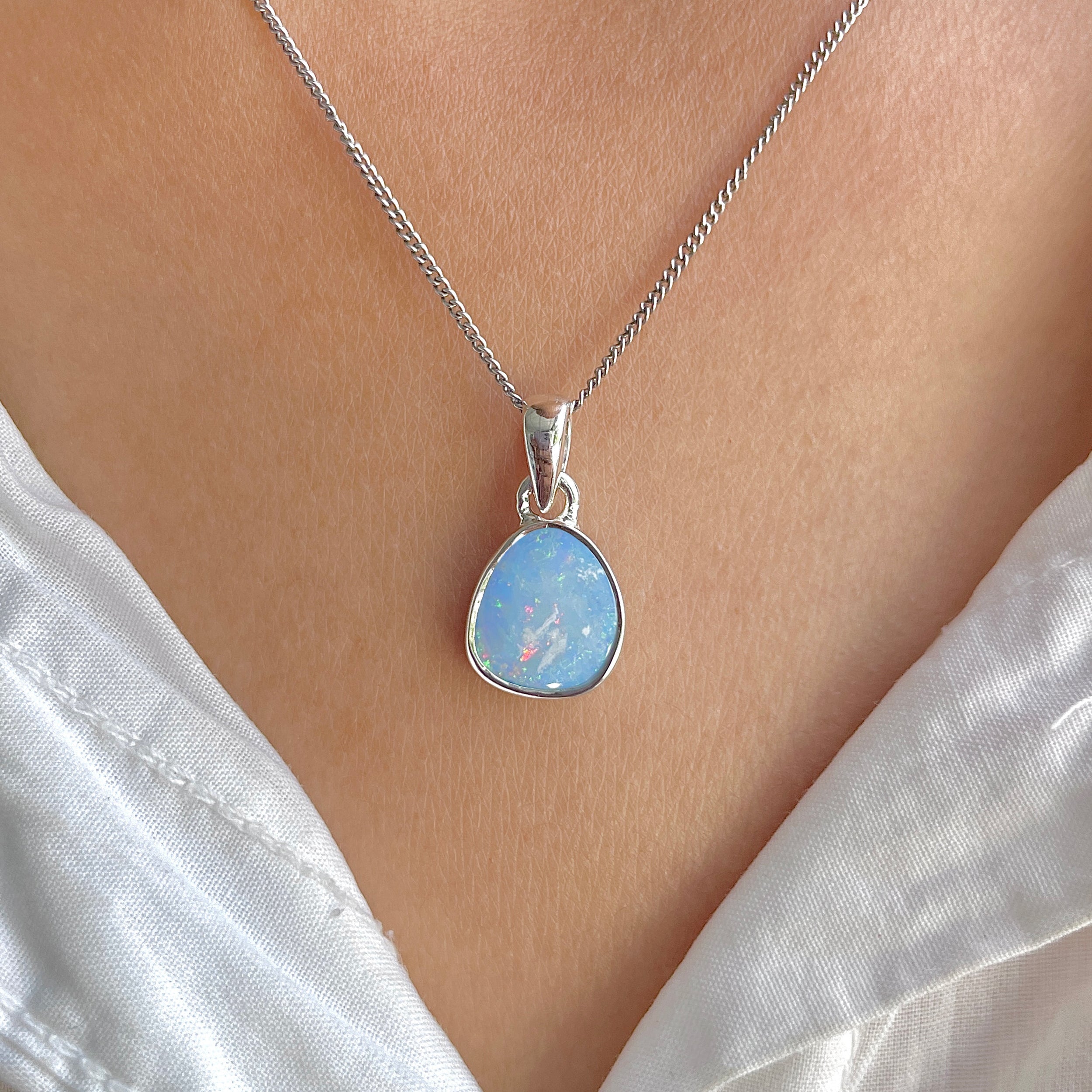 Australian Opal Pendant-(AOD-P-136.)