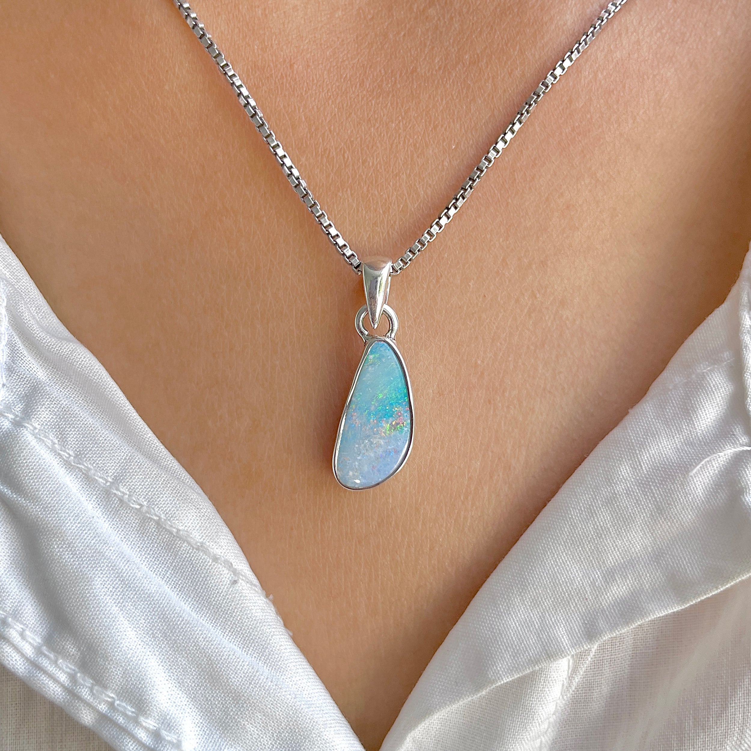 Australian Opal Pendant-(AOD-P-137.)