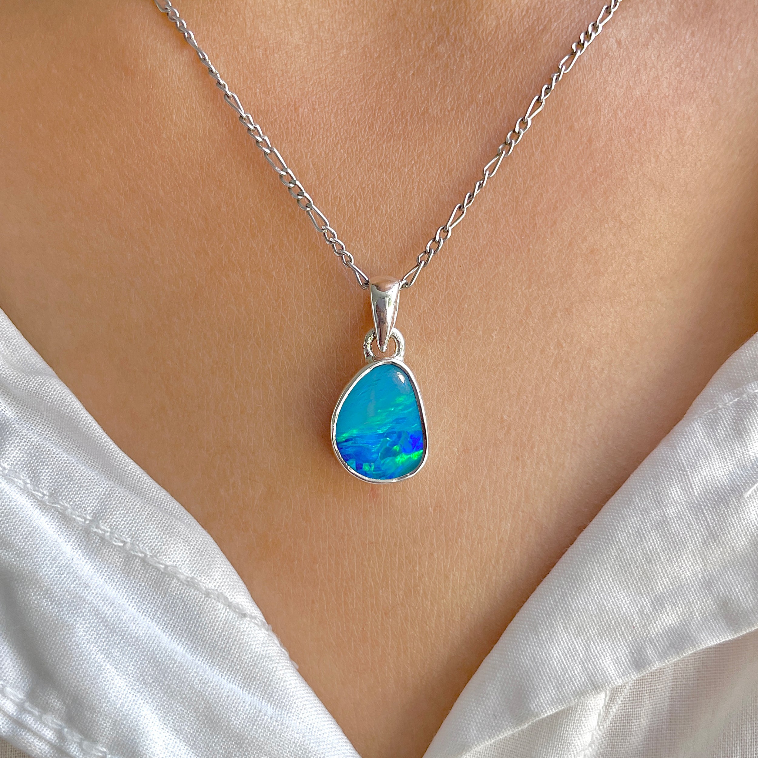 Australian Opal Pendant-(AOD-P-138.)