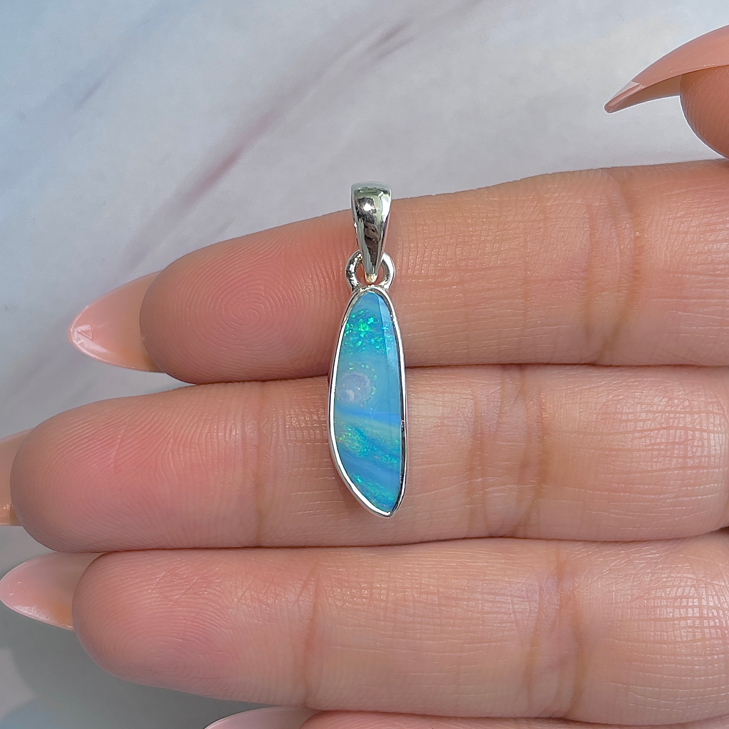 Australian Opal Pendant-(AOD-P-139.)