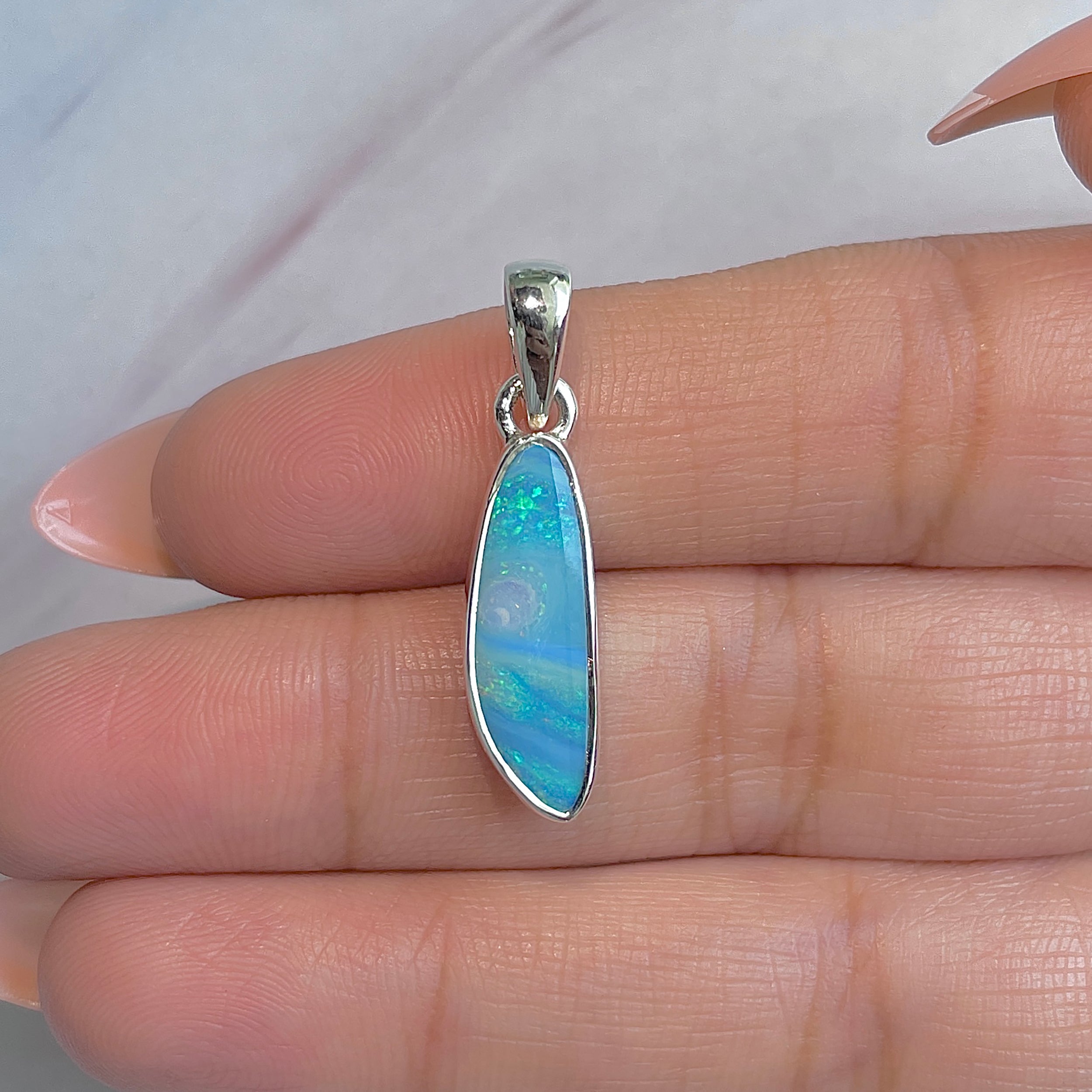 Australian Opal Pendant-(AOD-P-139.)