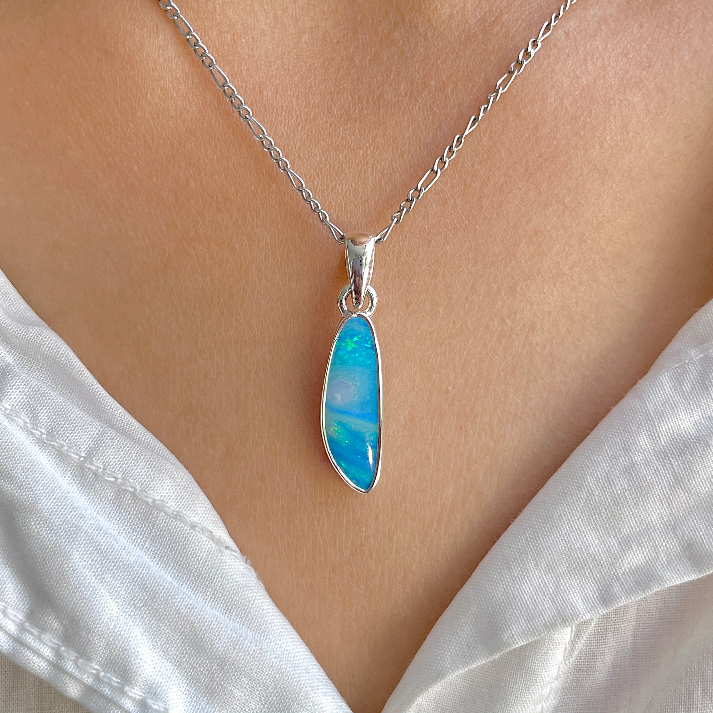 Australian Opal Pendant-(AOD-P-139.)