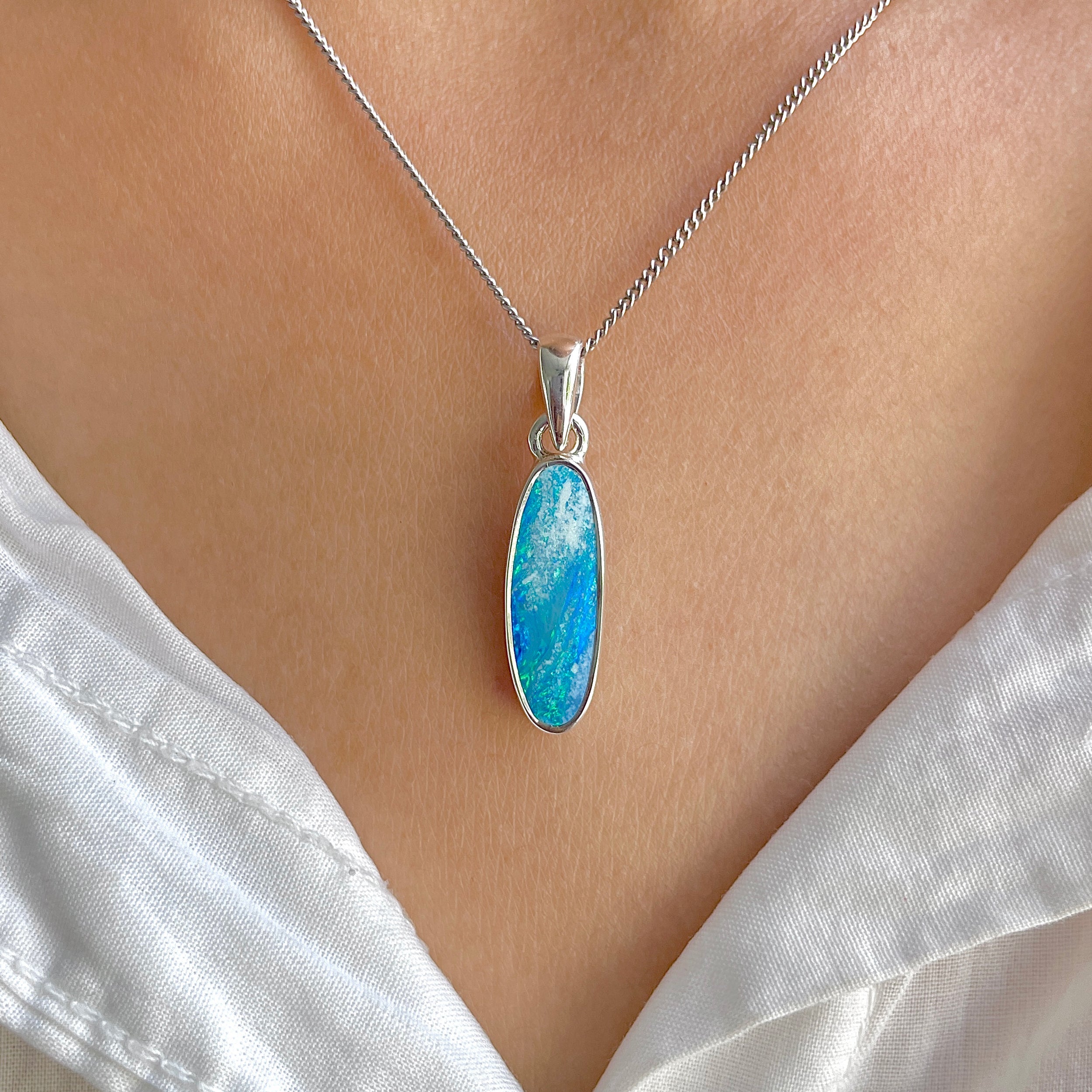 Australian Opal Pendant-(AOD-P-140.)