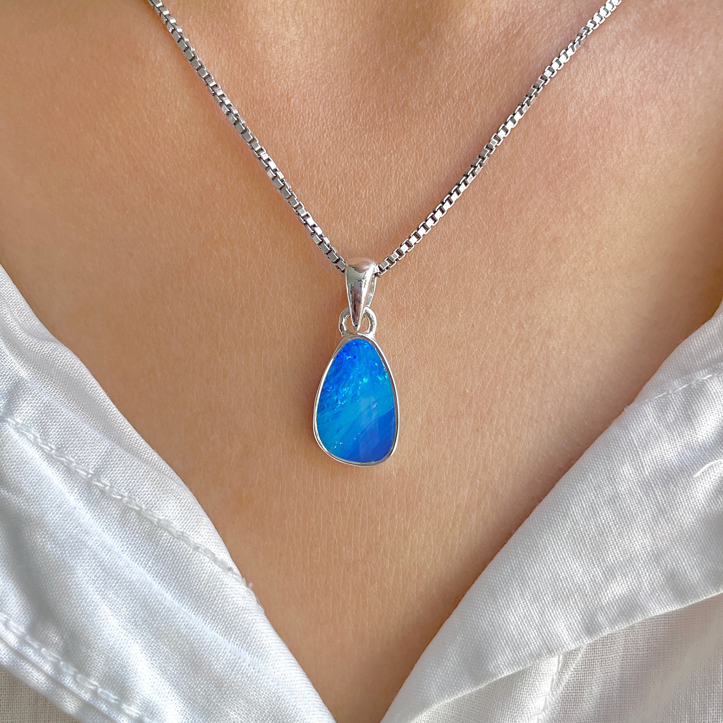 Australian Opal Pendant-(AOD-P-141.)