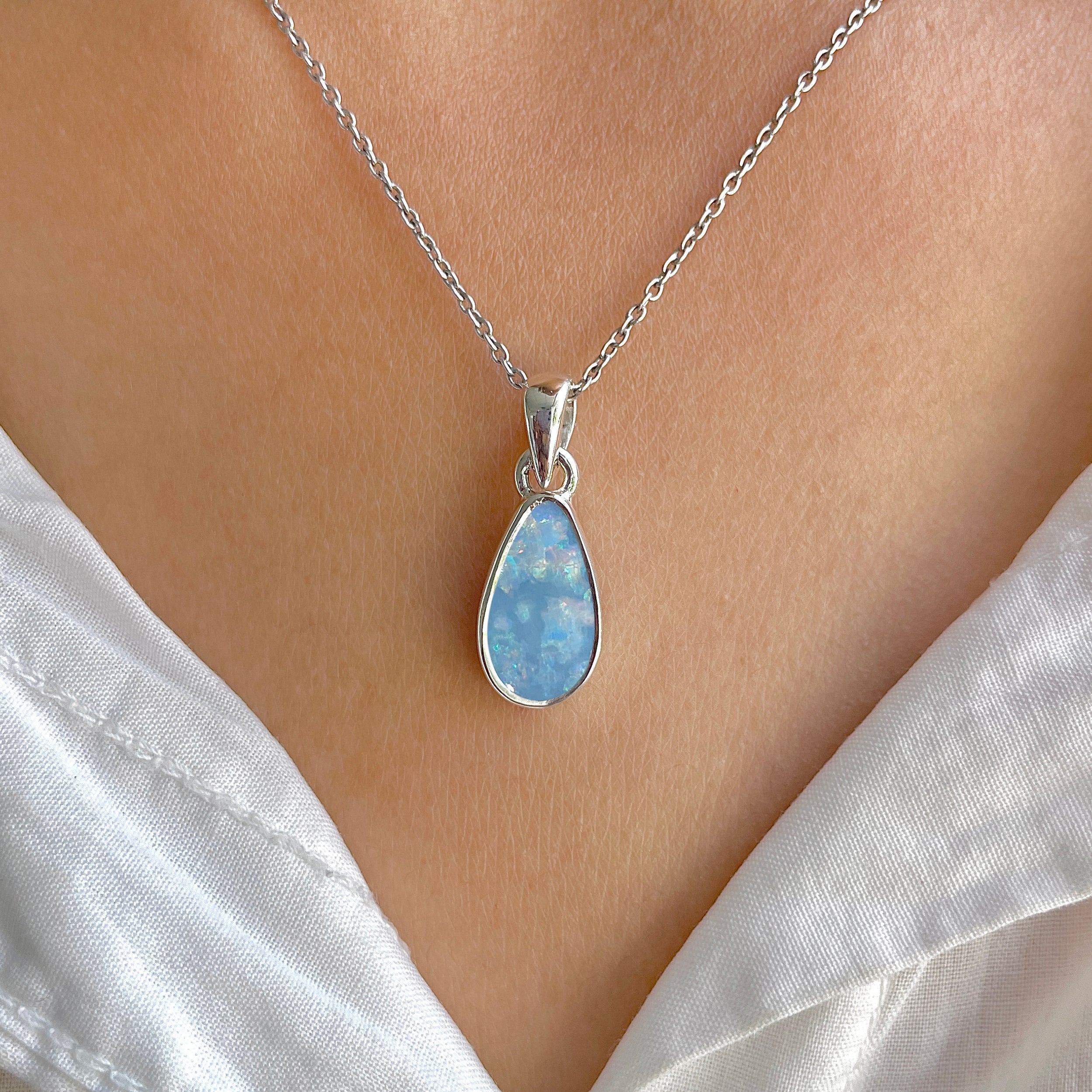 Australian Opal Pendant-(AOD-P-142.)