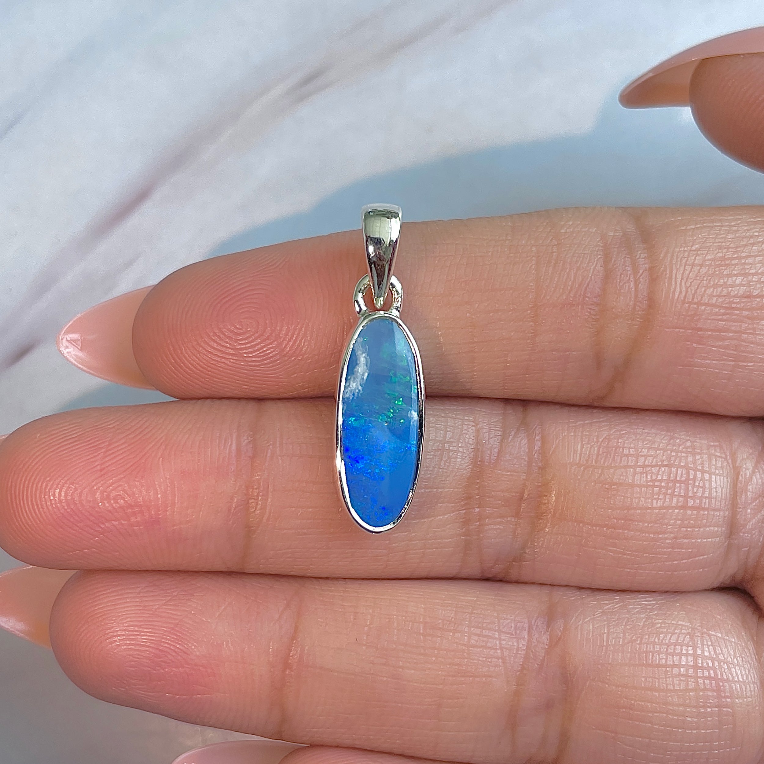 Australian Opal Pendant-(AOD-P-143.)