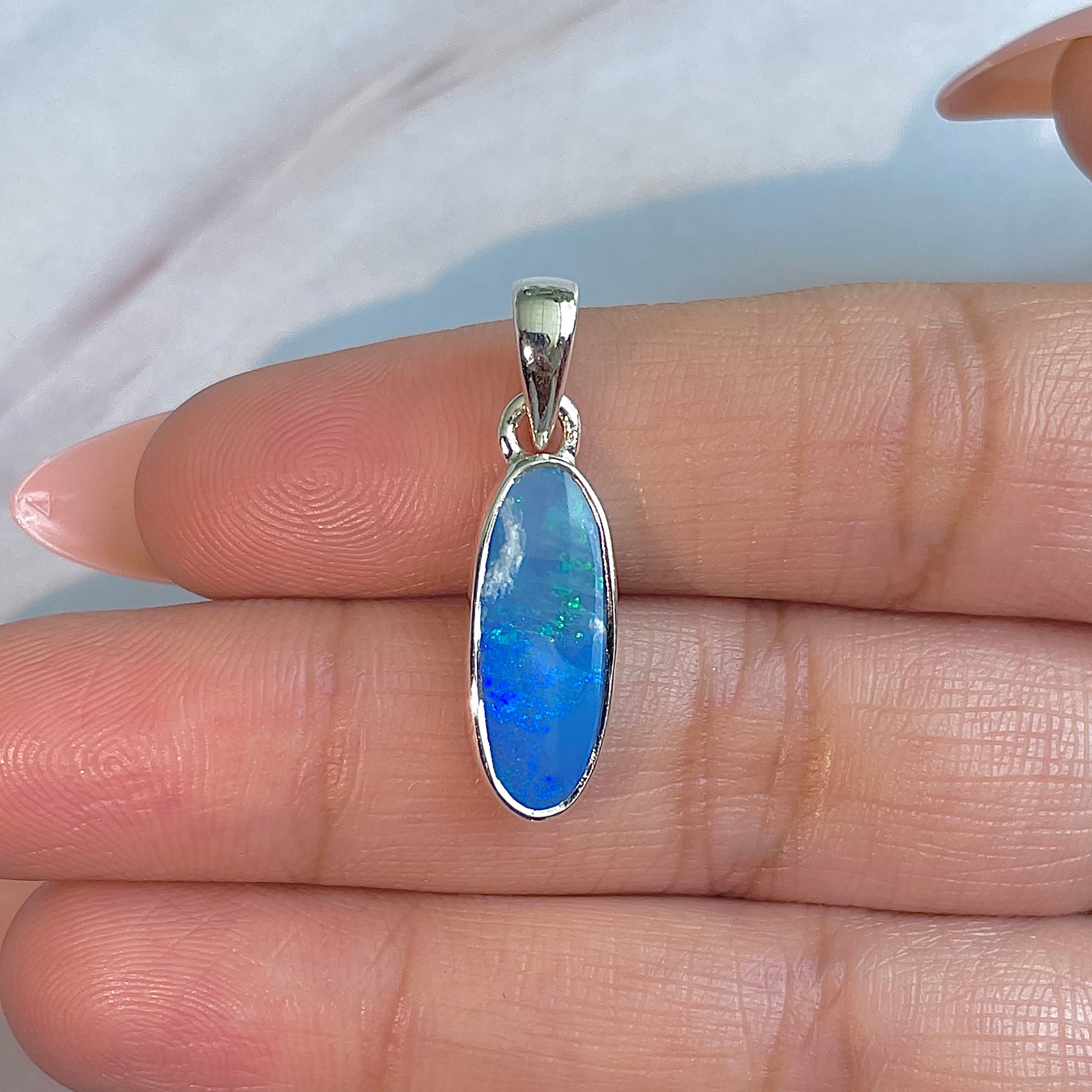Australian Opal Pendant-(AOD-P-143.)