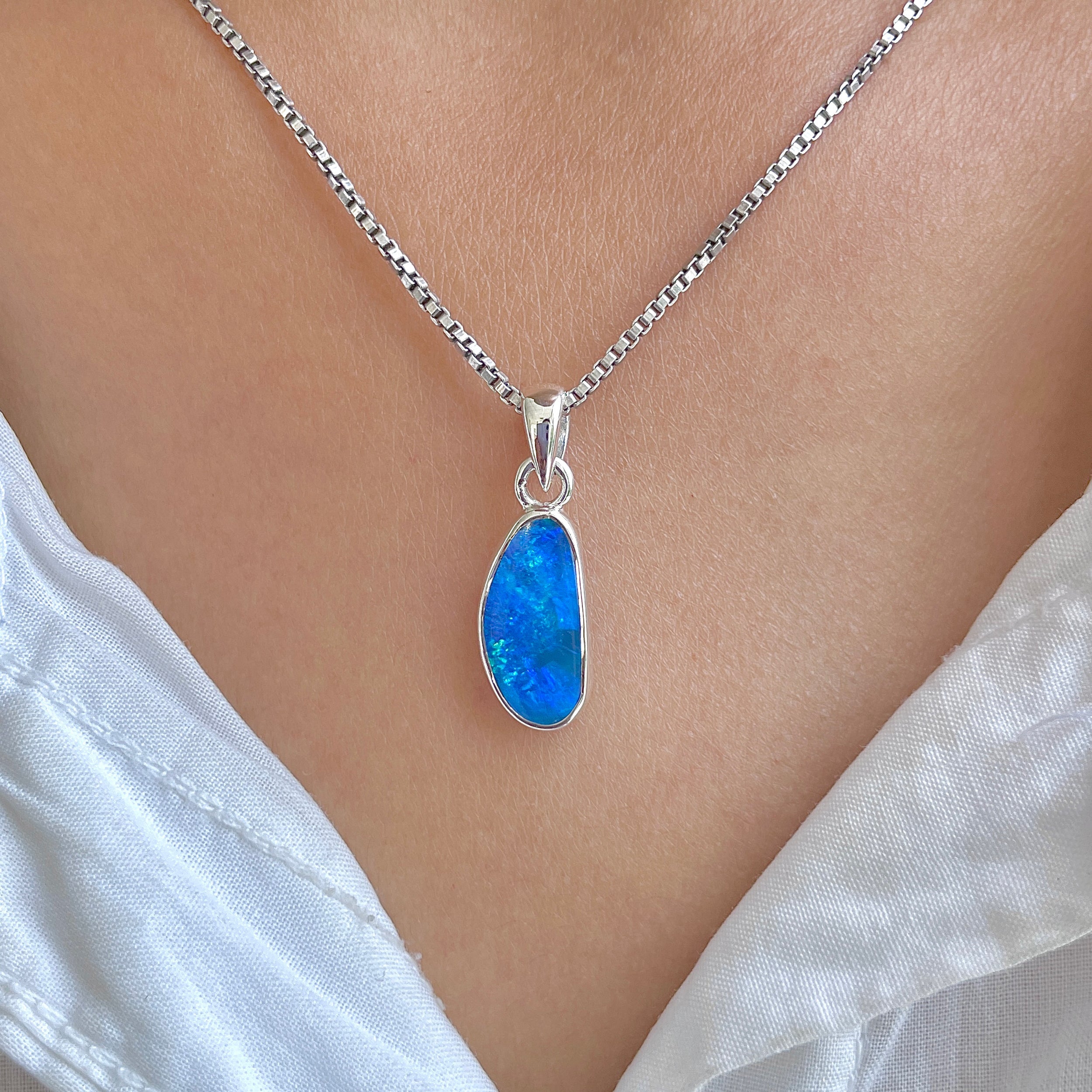 Australian Opal Pendant-(AOD-P-144.)