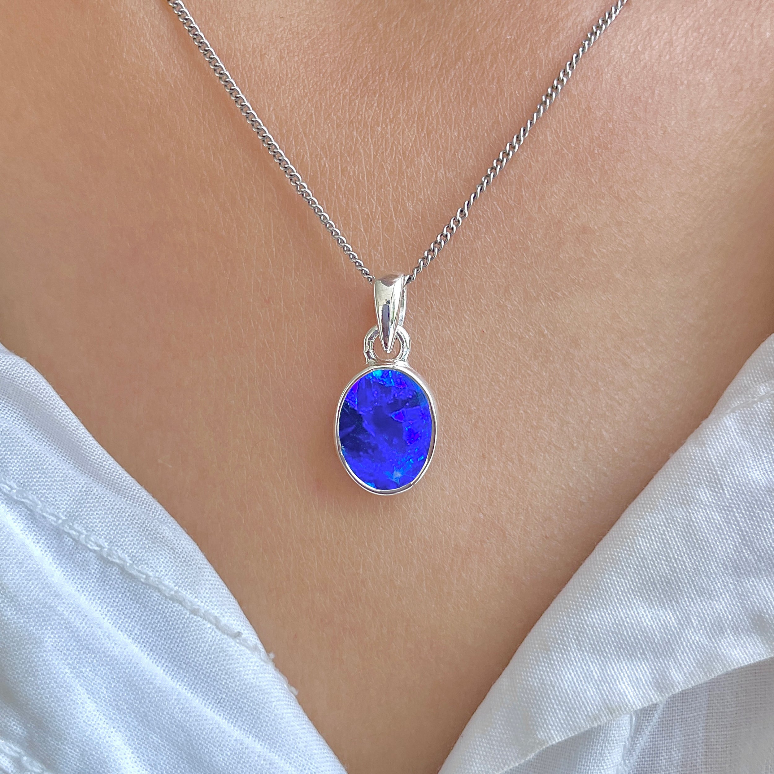 Australian Opal Pendant-(AOD-P-145.)