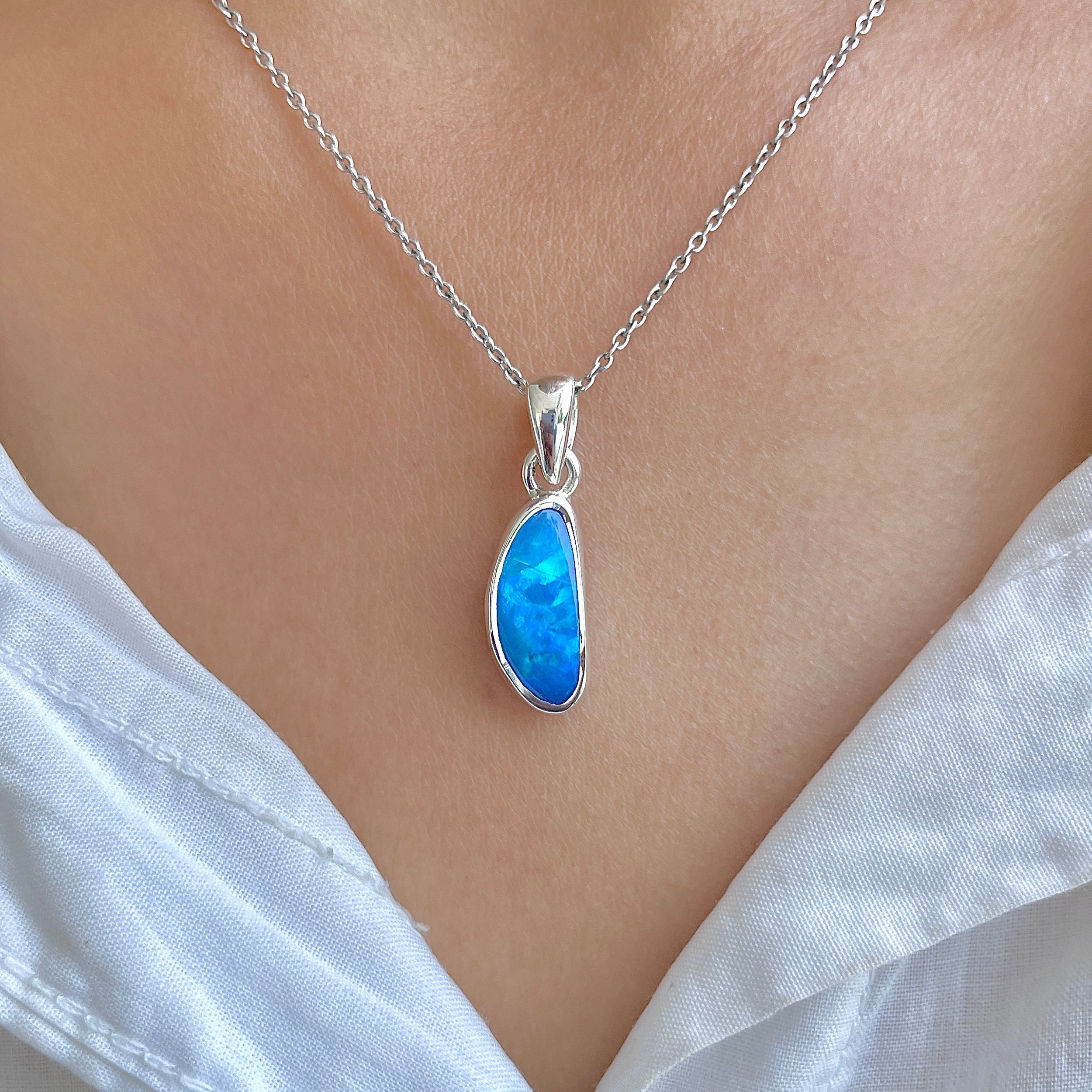 Australian Opal Pendant-(AOD-P-146.)