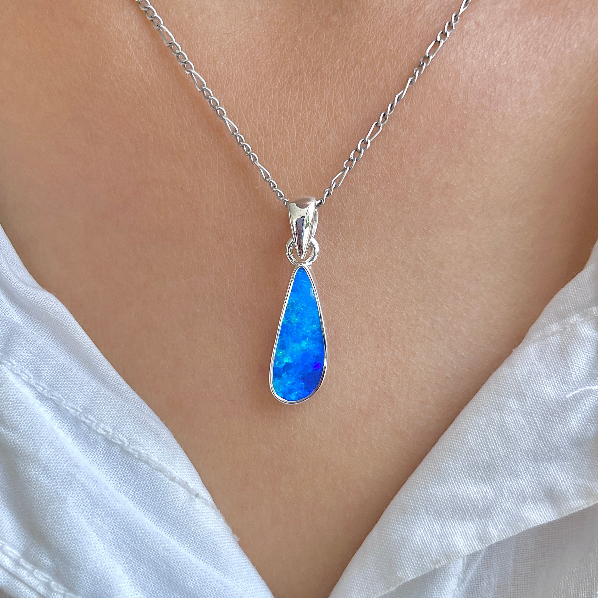 Australian Opal Pendant-(AOD-P-147.)