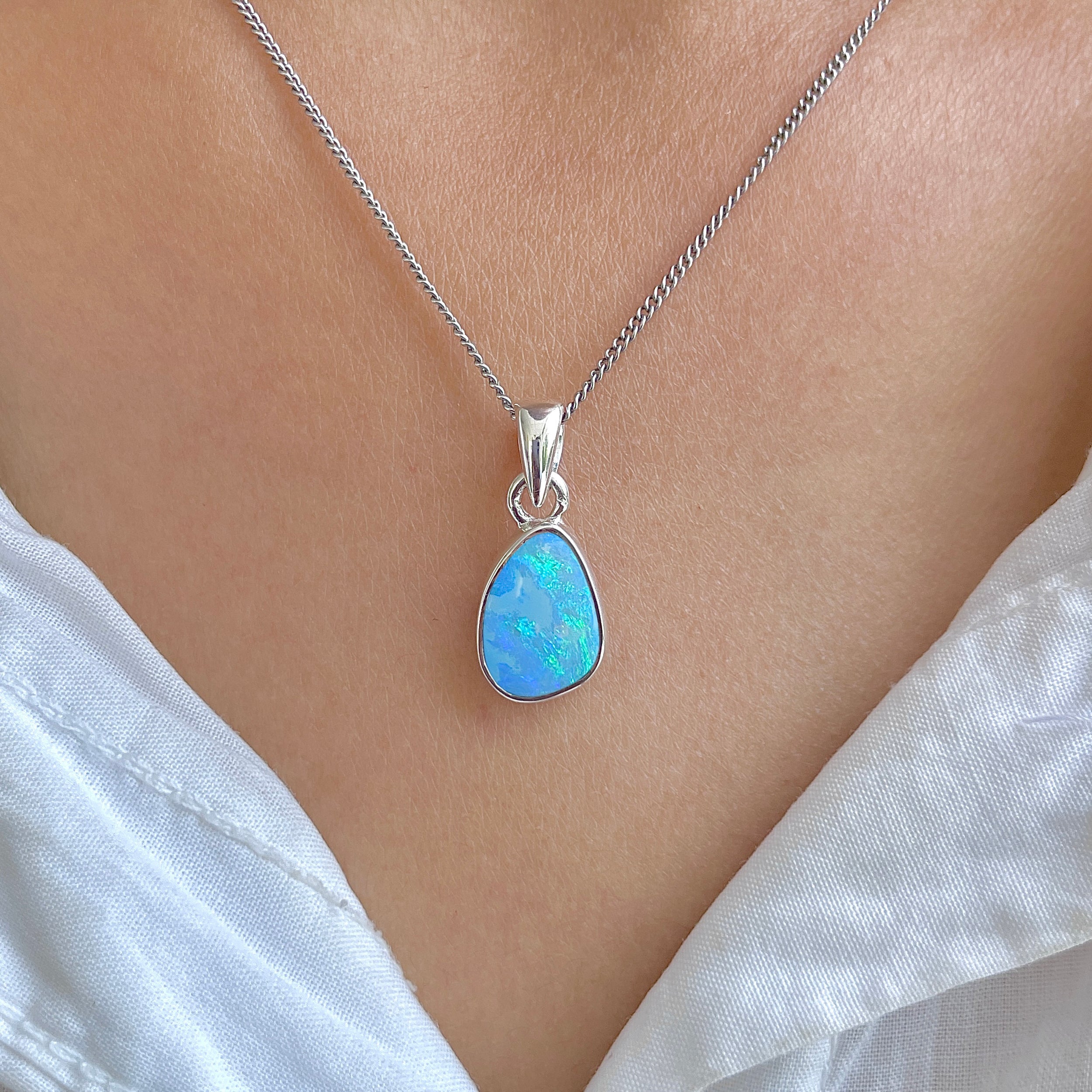 Australian Opal Pendant-(AOD-P-148.)