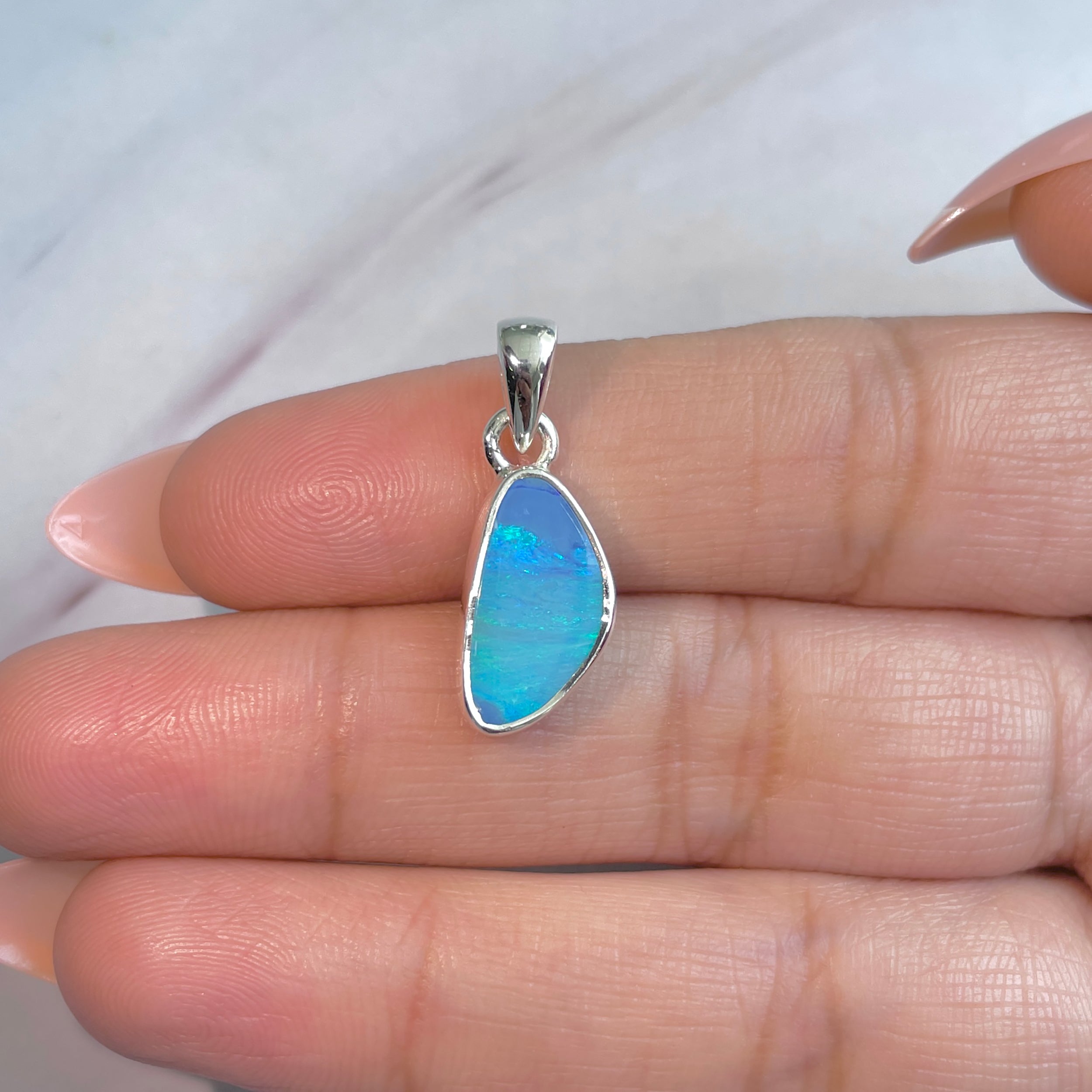 Australian Opal Pendant-(AOD-P-149.)