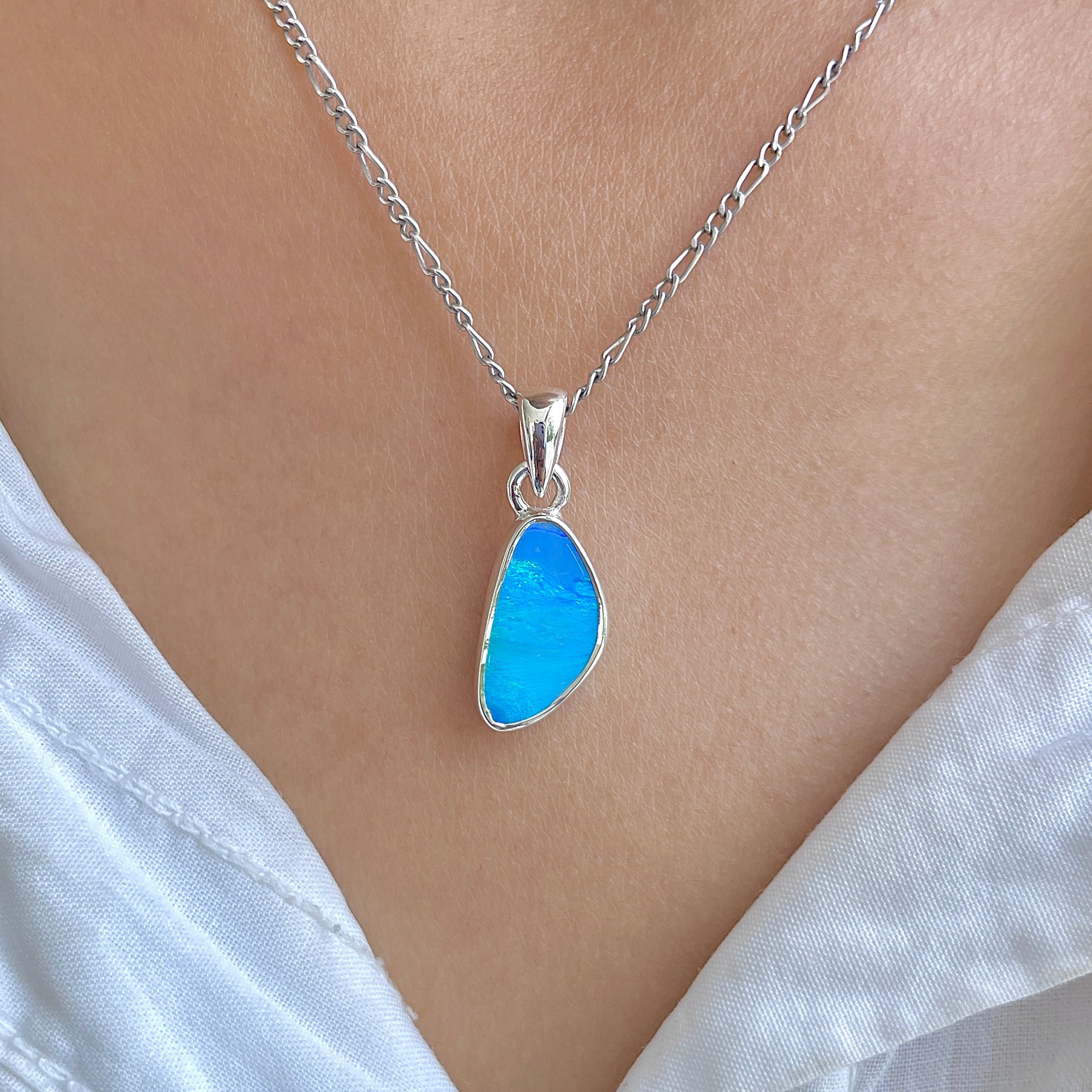 Australian Opal Pendant-(AOD-P-149.)