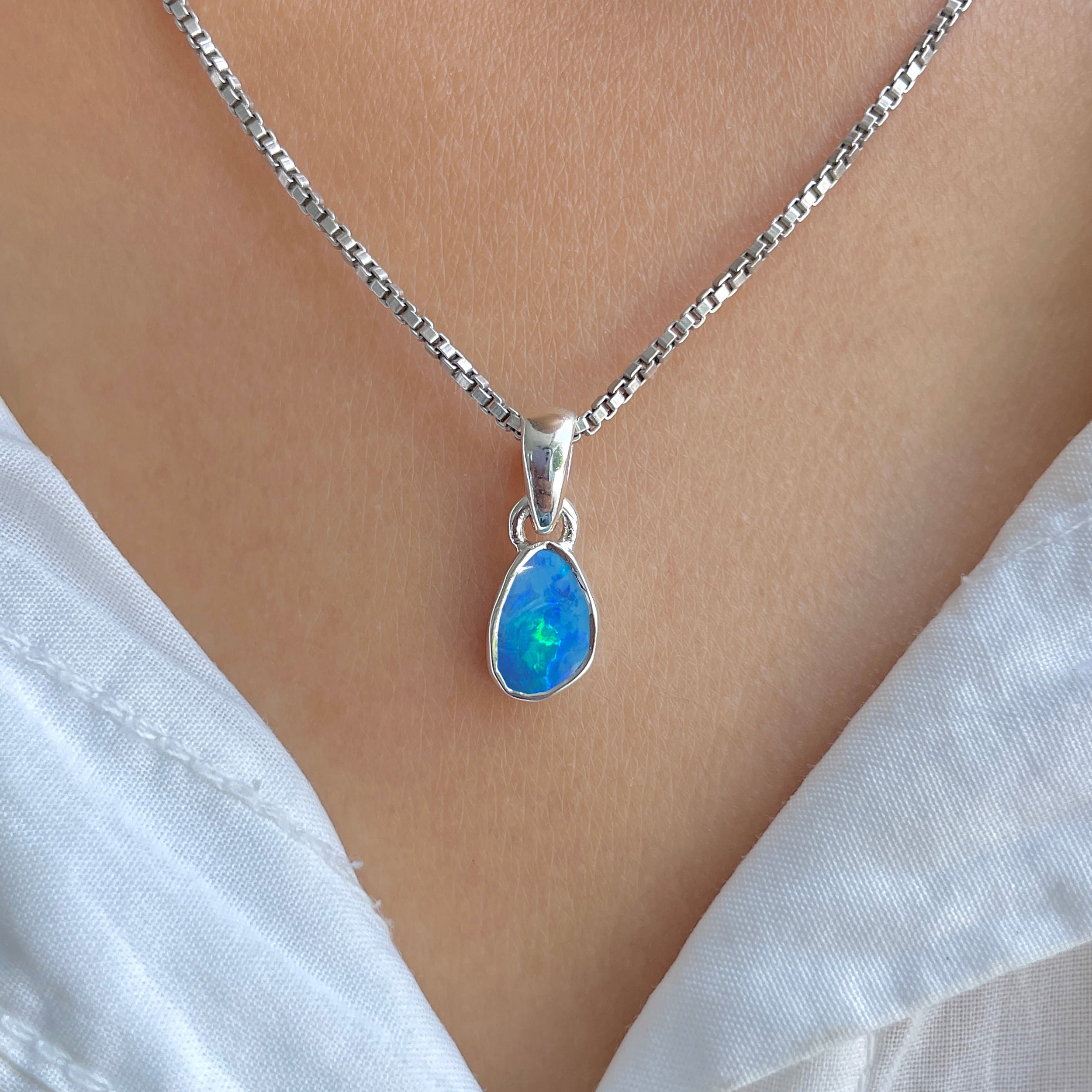 Australian Opal Pendant-(AOD-P-15.)