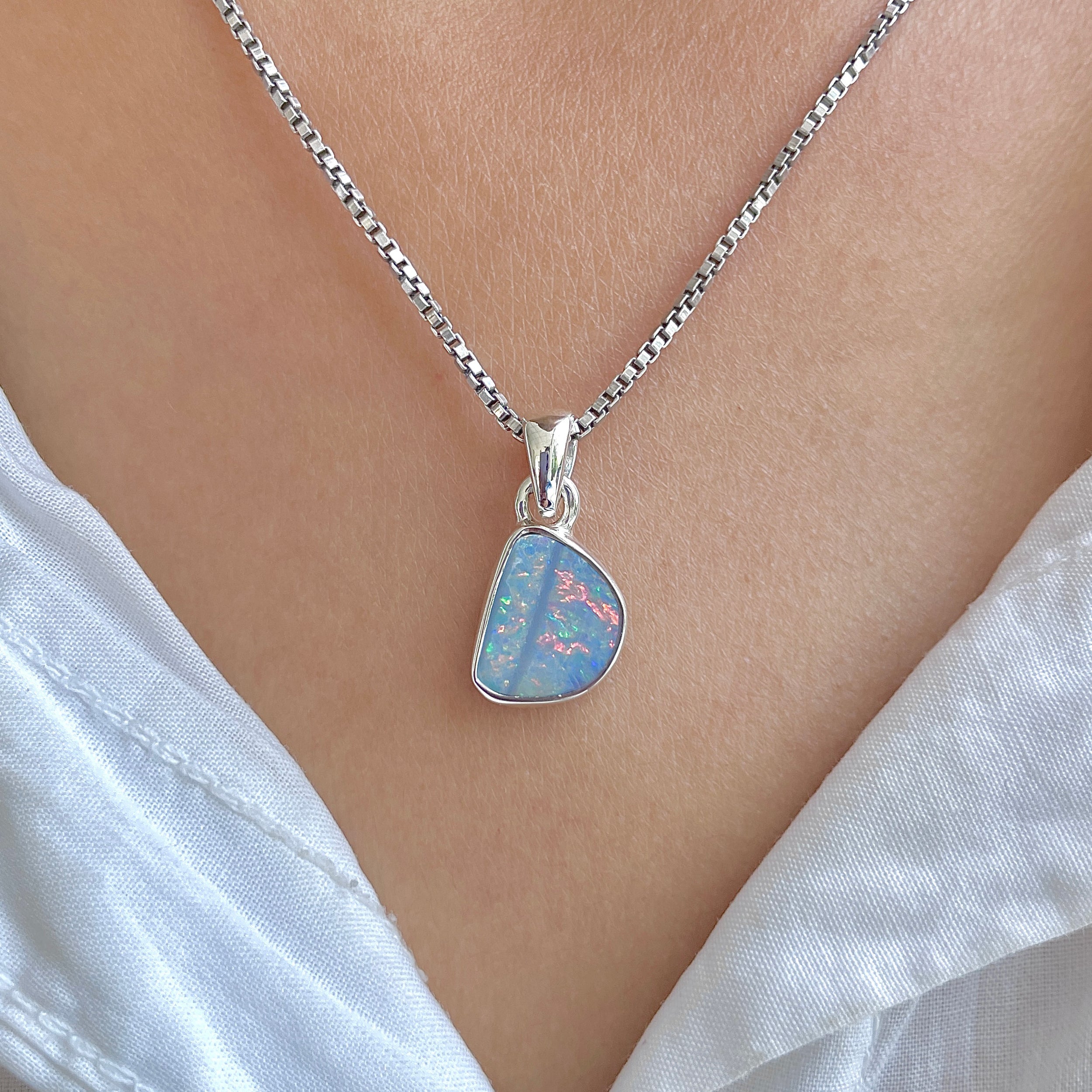 Australian Opal Pendant-(AOD-P-151.)