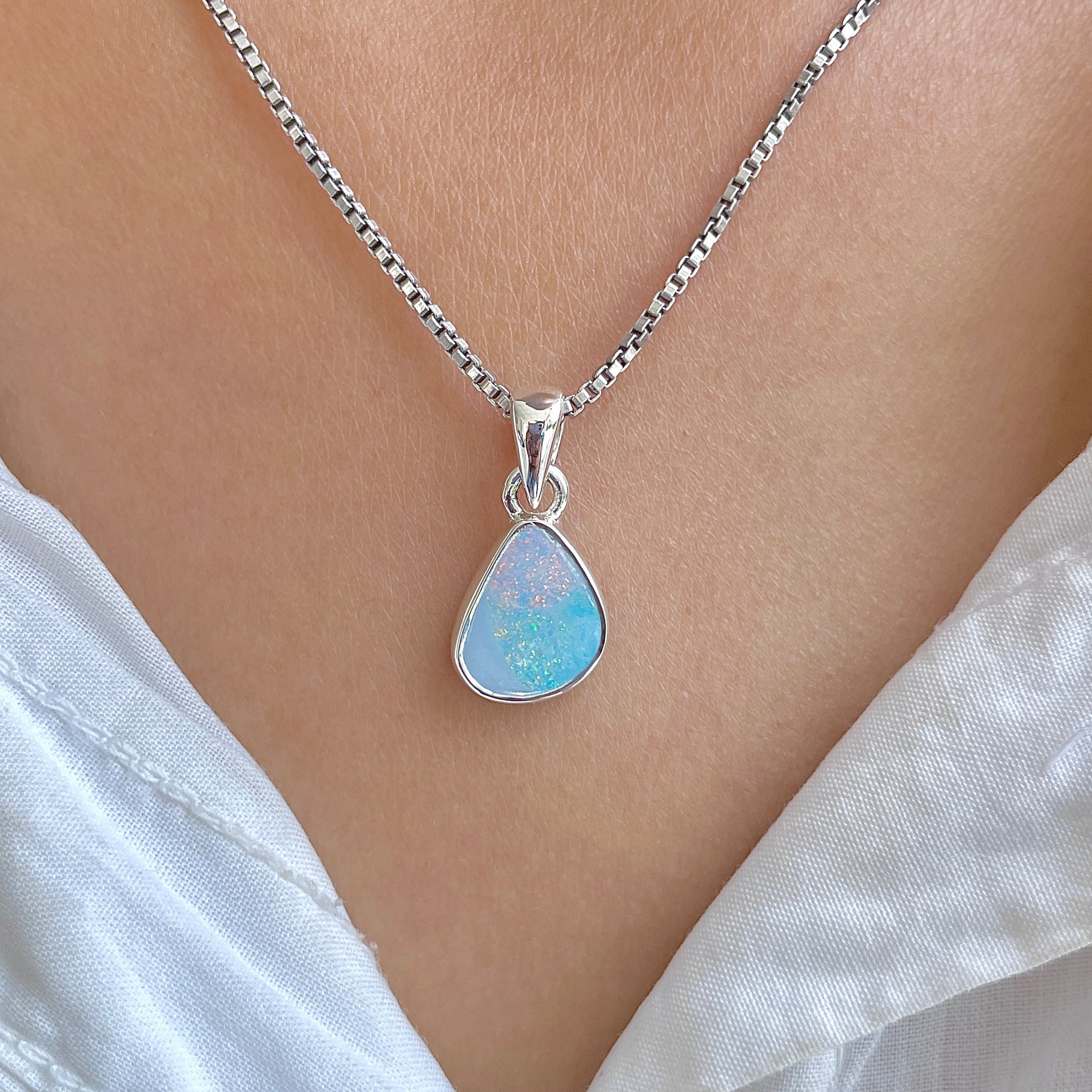 Australian Opal Pendant-(AOD-P-152.)