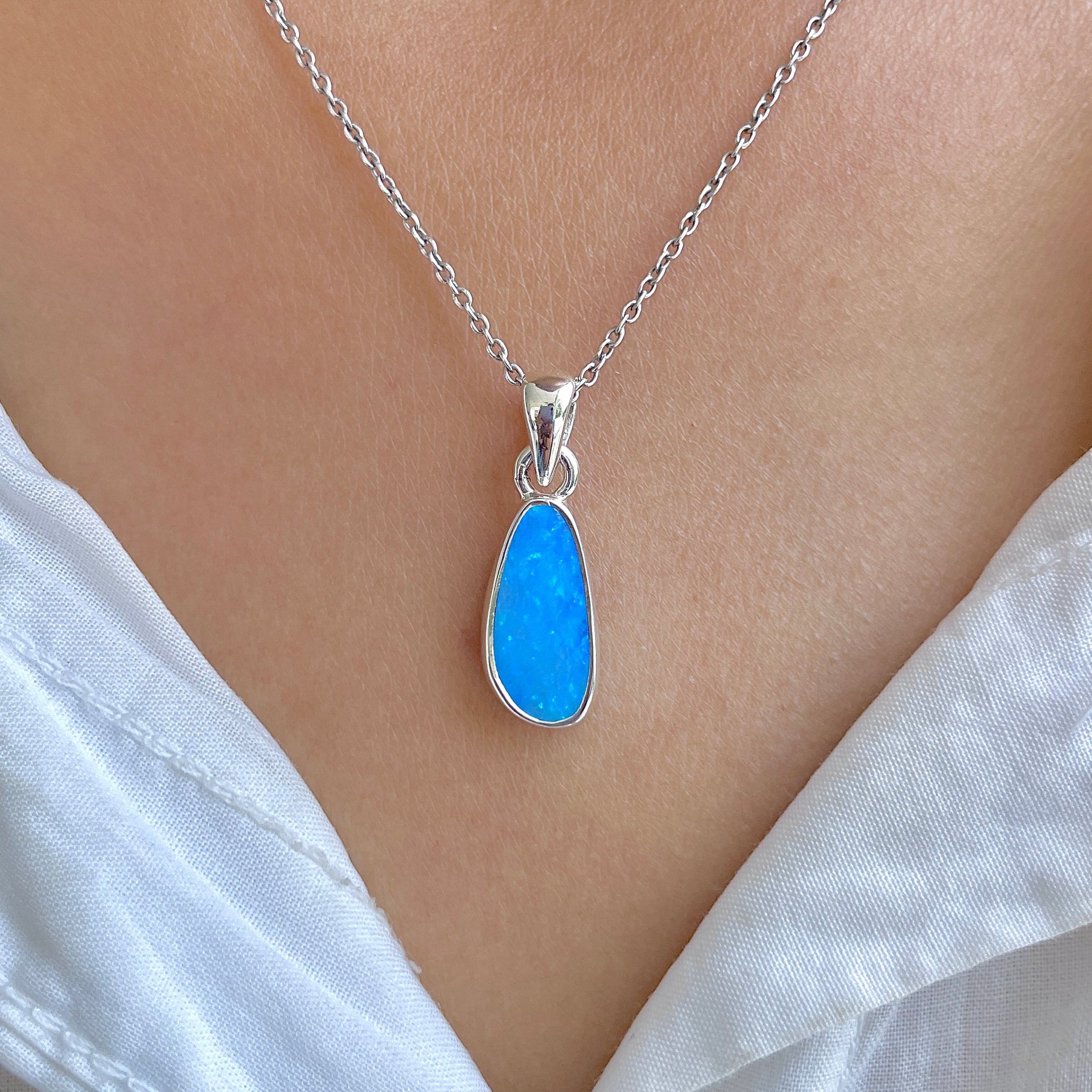 Australian Opal Pendant-(AOD-P-153.)