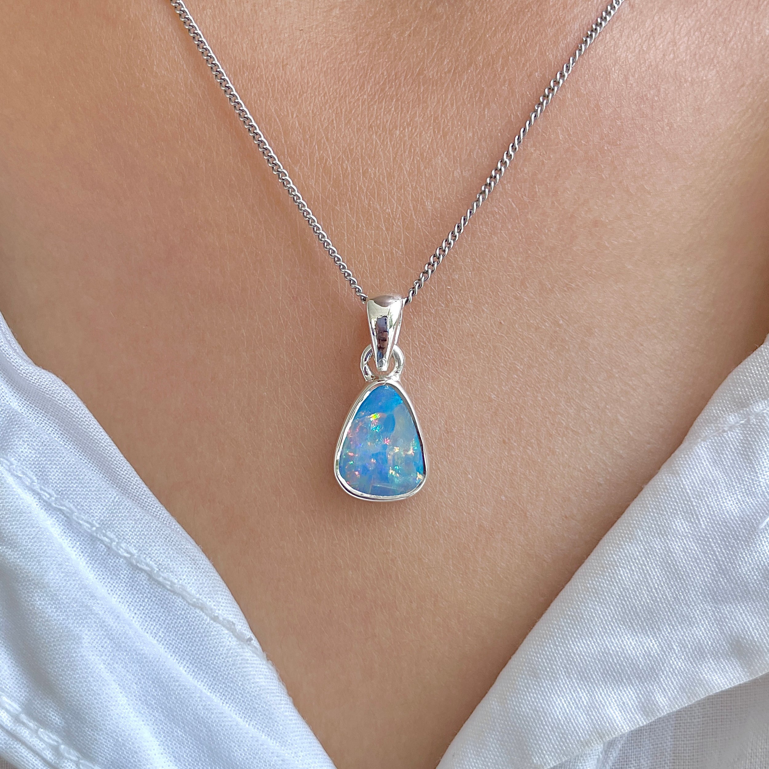 Australian Opal Pendant-(AOD-P-154.)