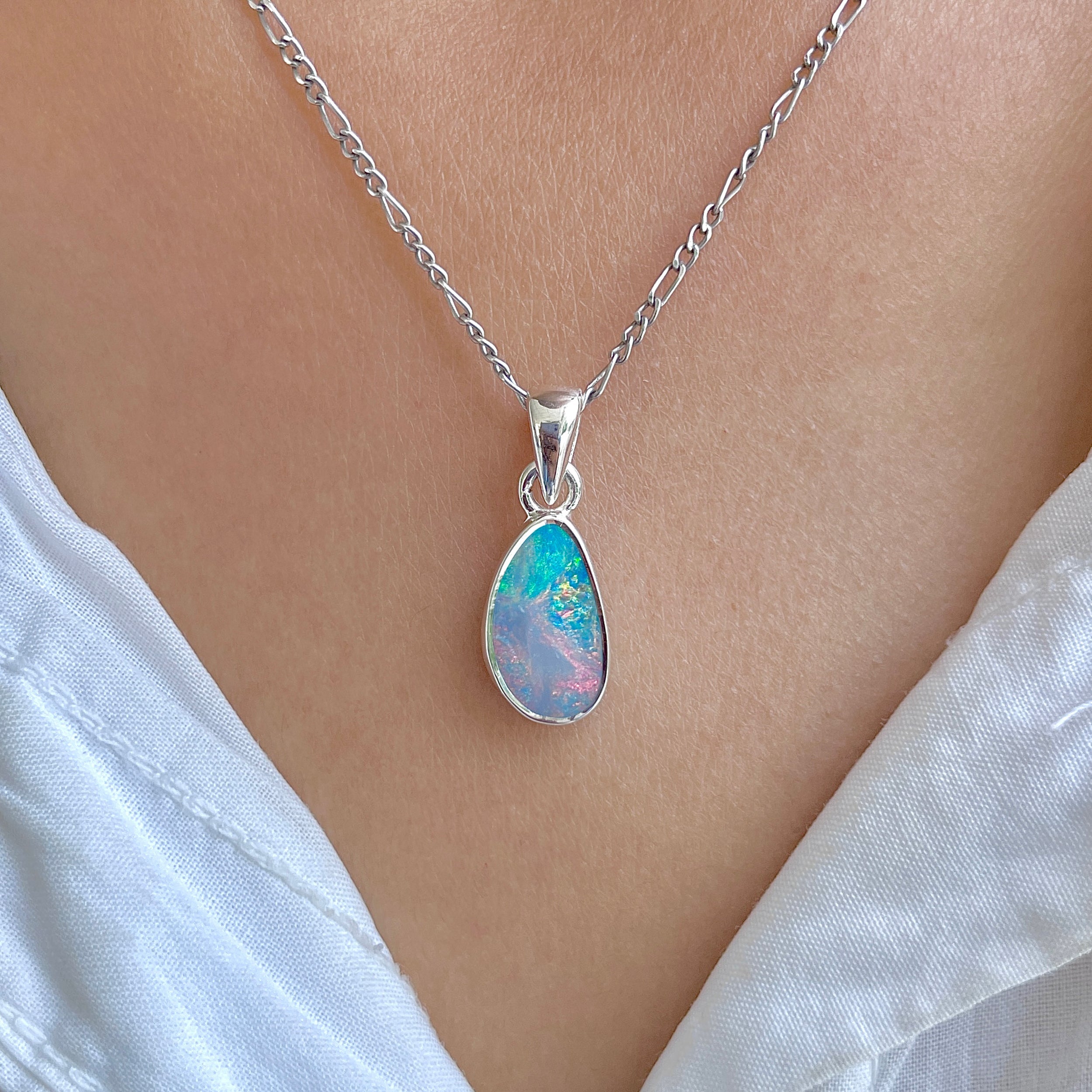 Australian Opal Pendant-(AOD-P-155.)