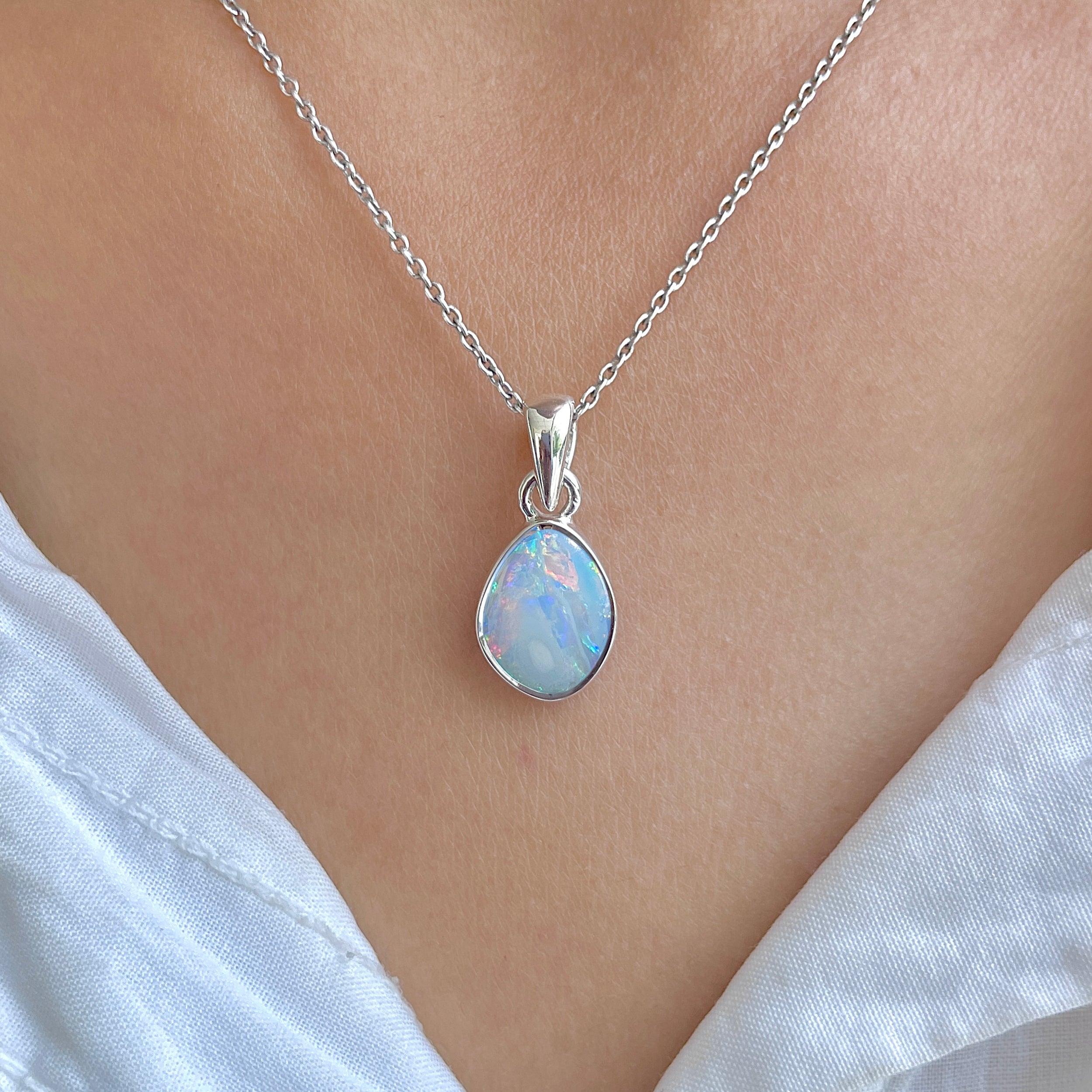 Australian Opal Pendant-(AOD-P-158.)