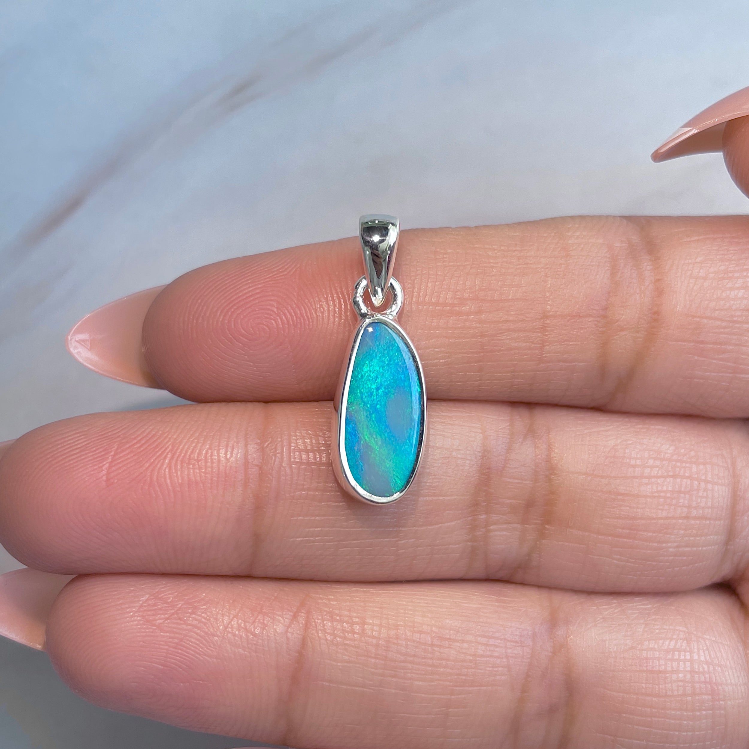 Australian Opal Pendant-(AOD-P-159.)