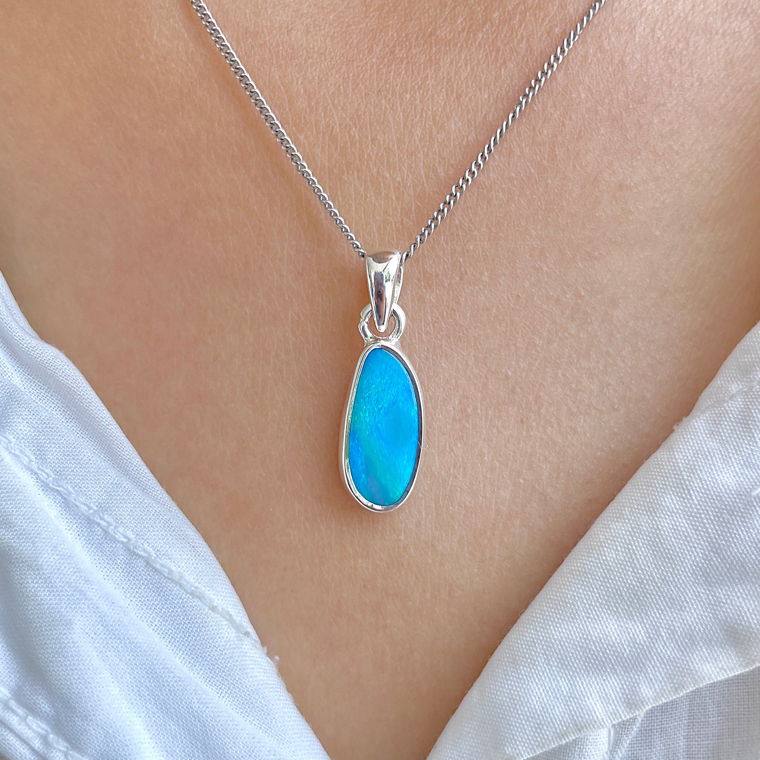 Australian Opal Pendant-(AOD-P-159.)