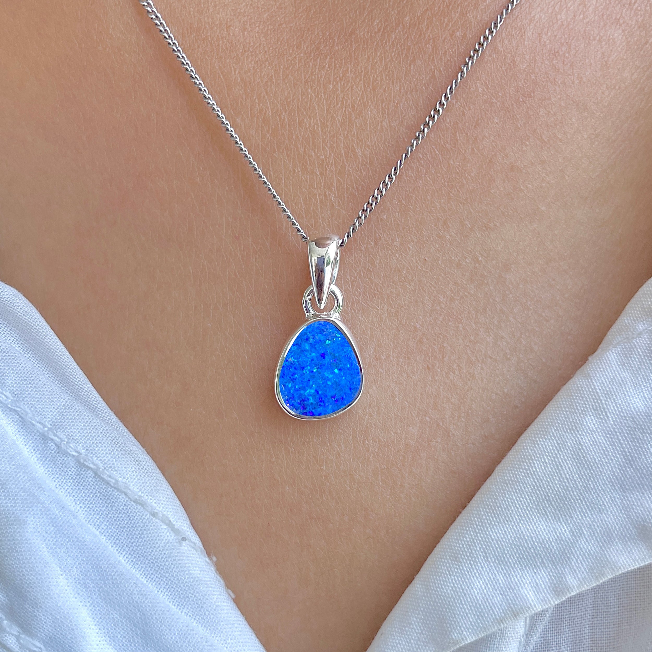 Australian Opal Pendant-(AOD-P-161.)