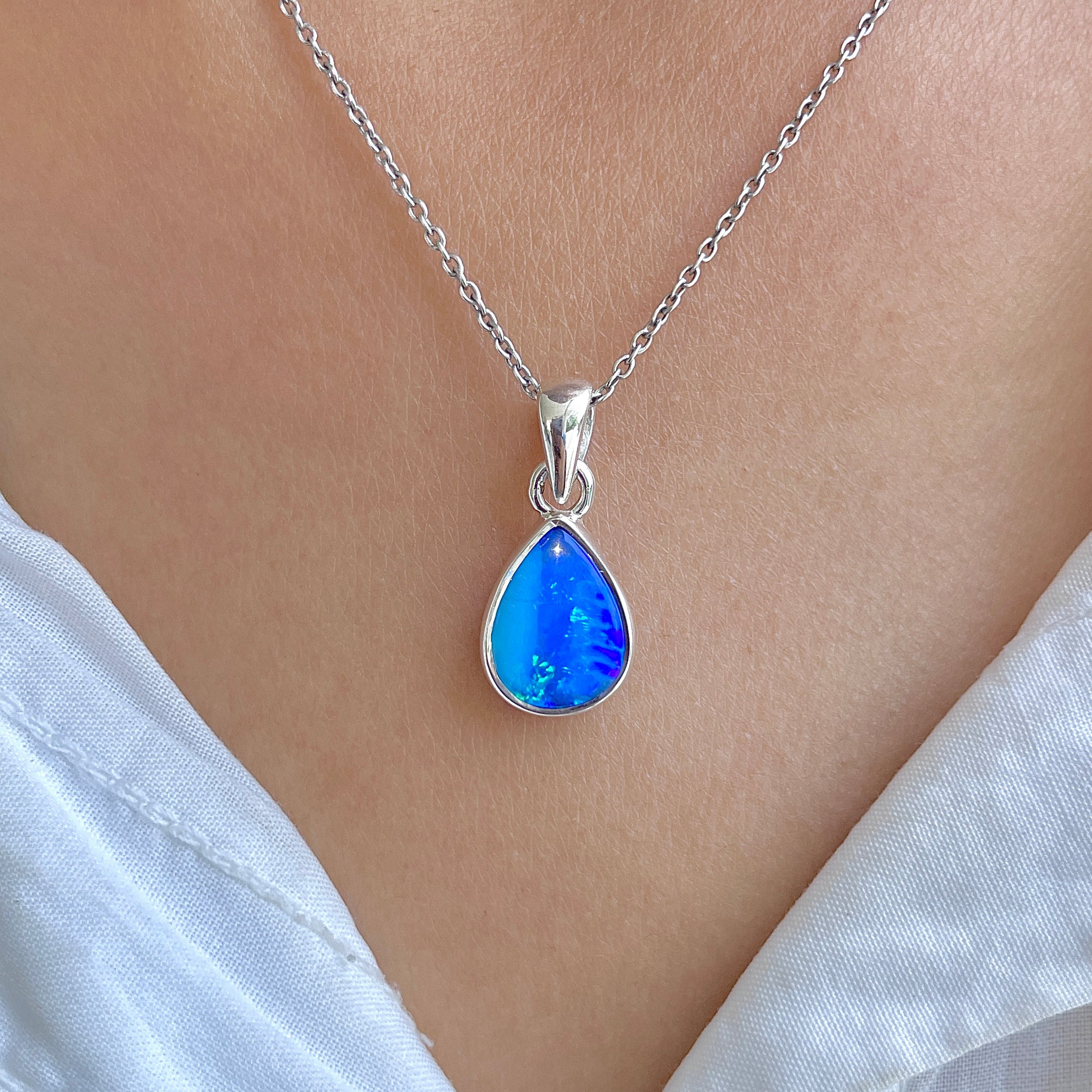 Australian Opal Pendant-(AOD-P-162.)
