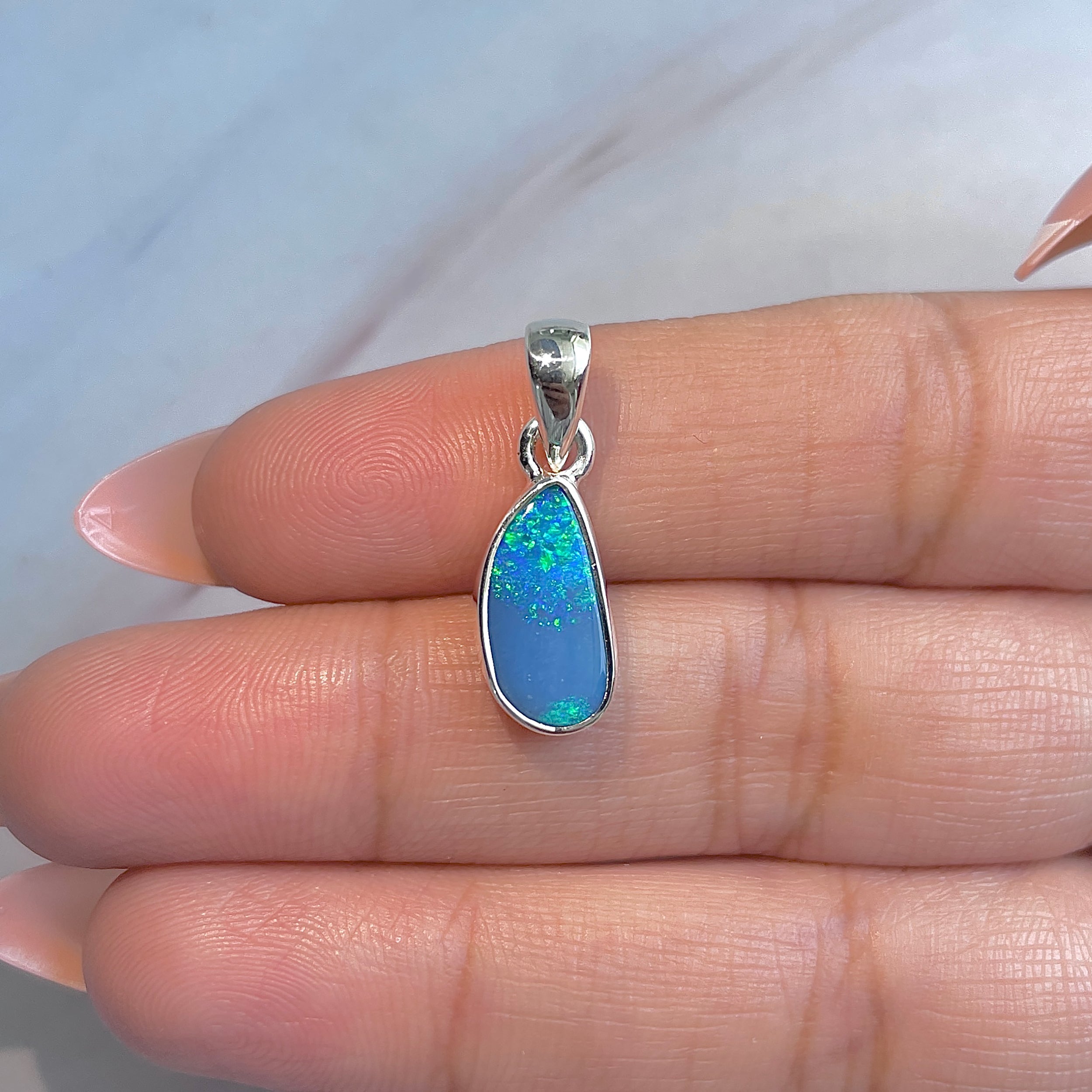 Australian Opal Pendant-(AOD-P-163.)