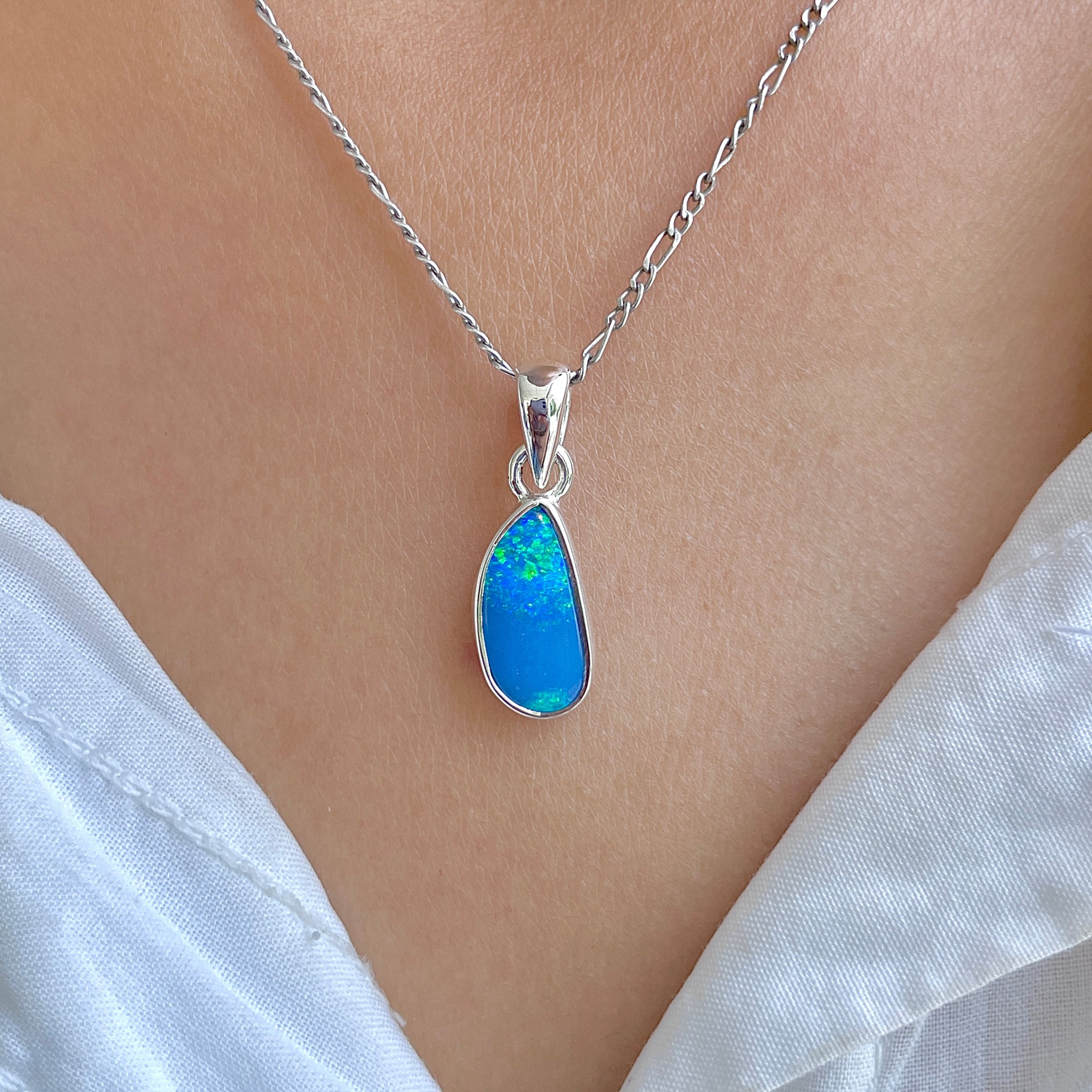 Australian Opal Pendant-(AOD-P-163.)