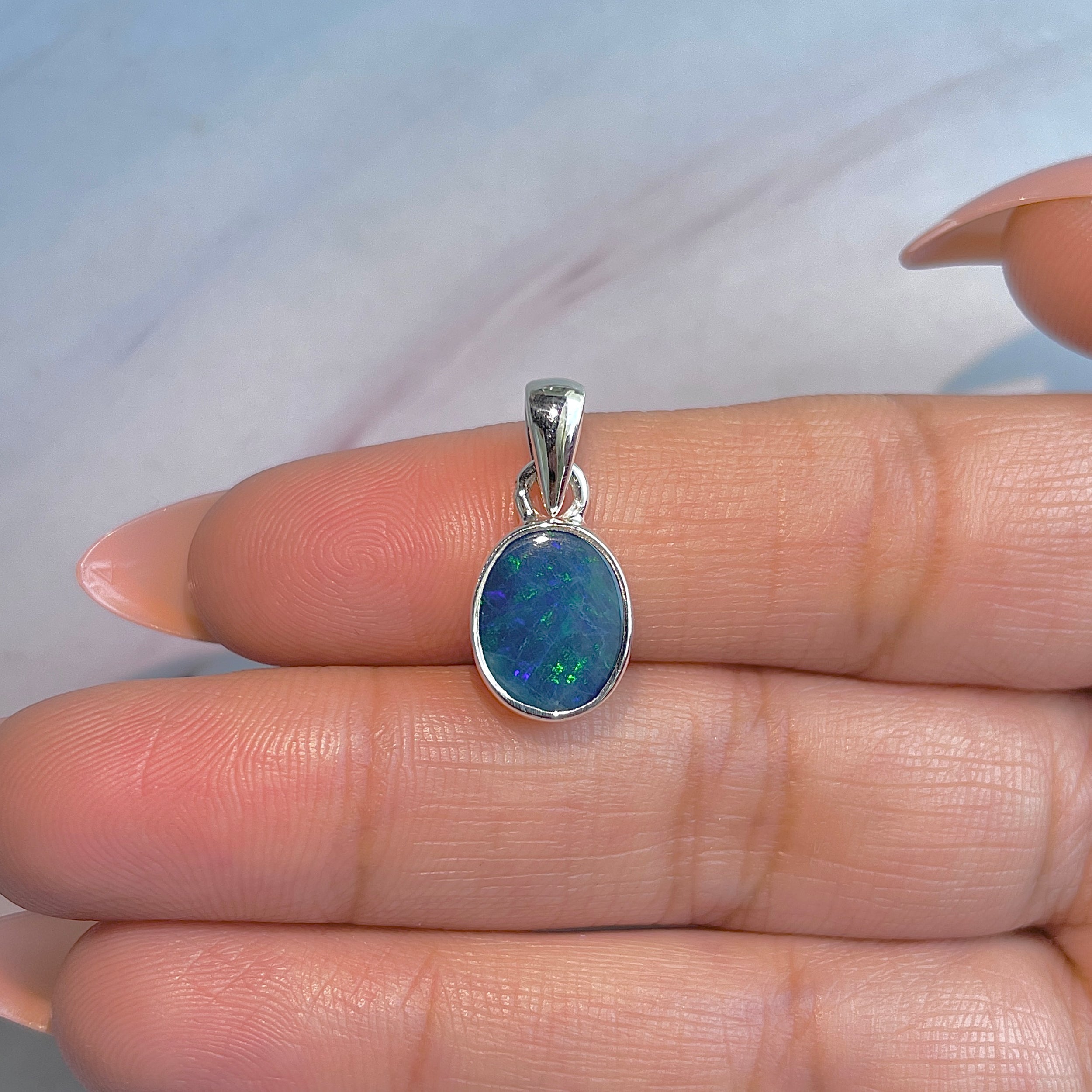 Australian Opal Pendant-(AOD-P-165.)