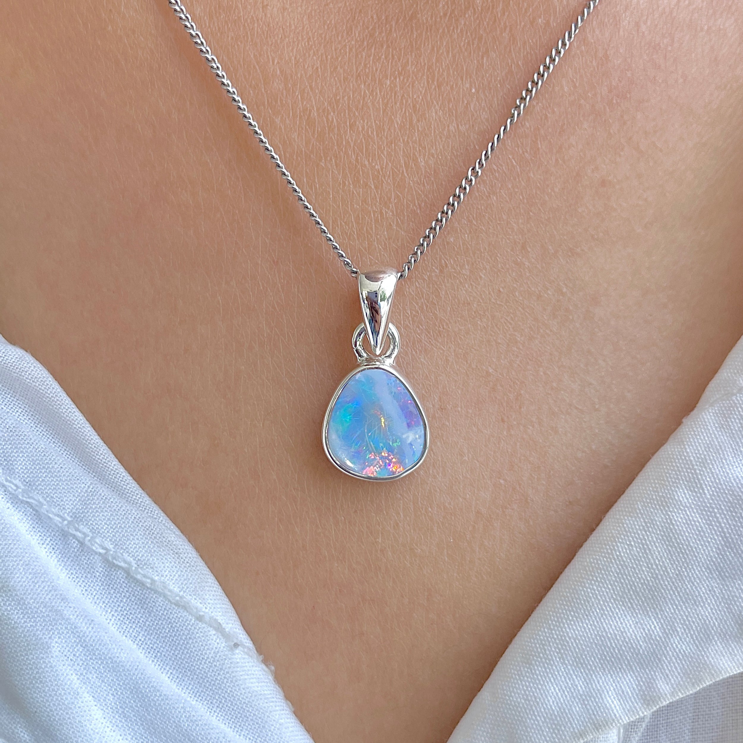 Australian Opal Pendant-(AOD-P-166.)