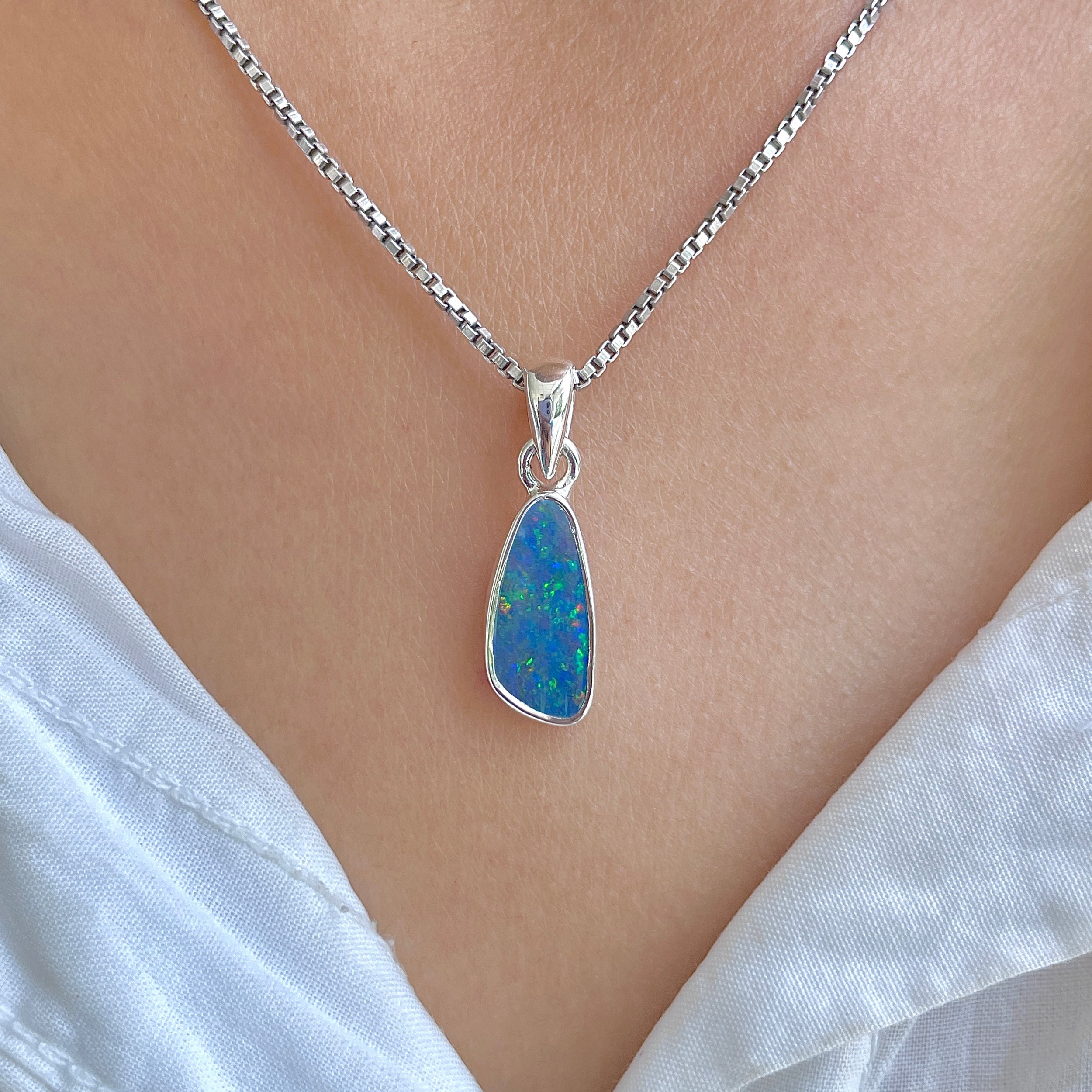 Australian Opal Pendant-(AOD-P-167.)