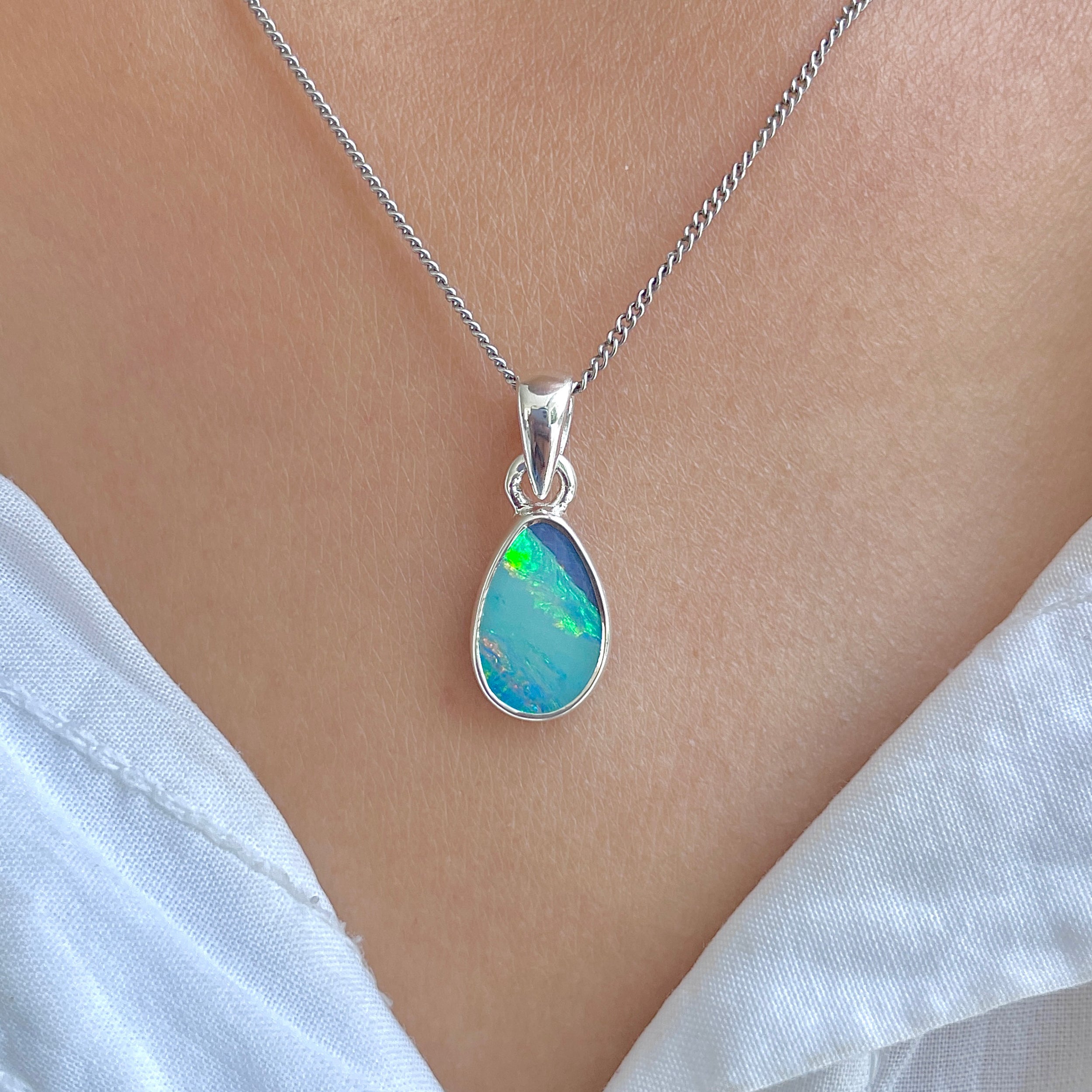 Australian Opal Pendant-(AOD-P-168.)
