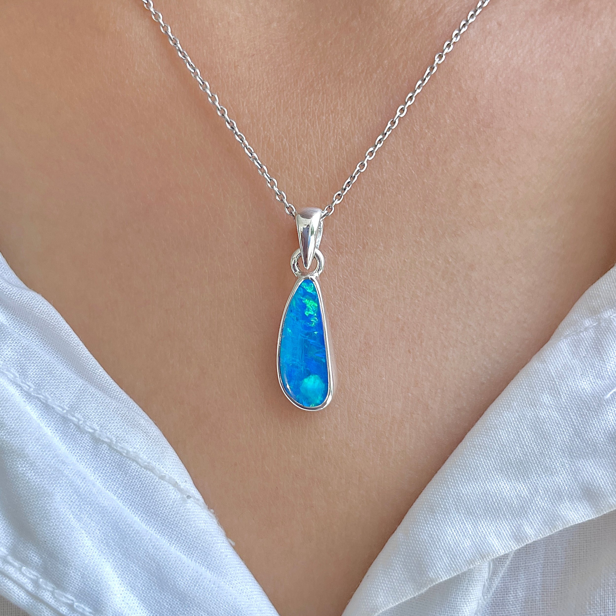 Australian Opal Pendant-(AOD-P-169.)
