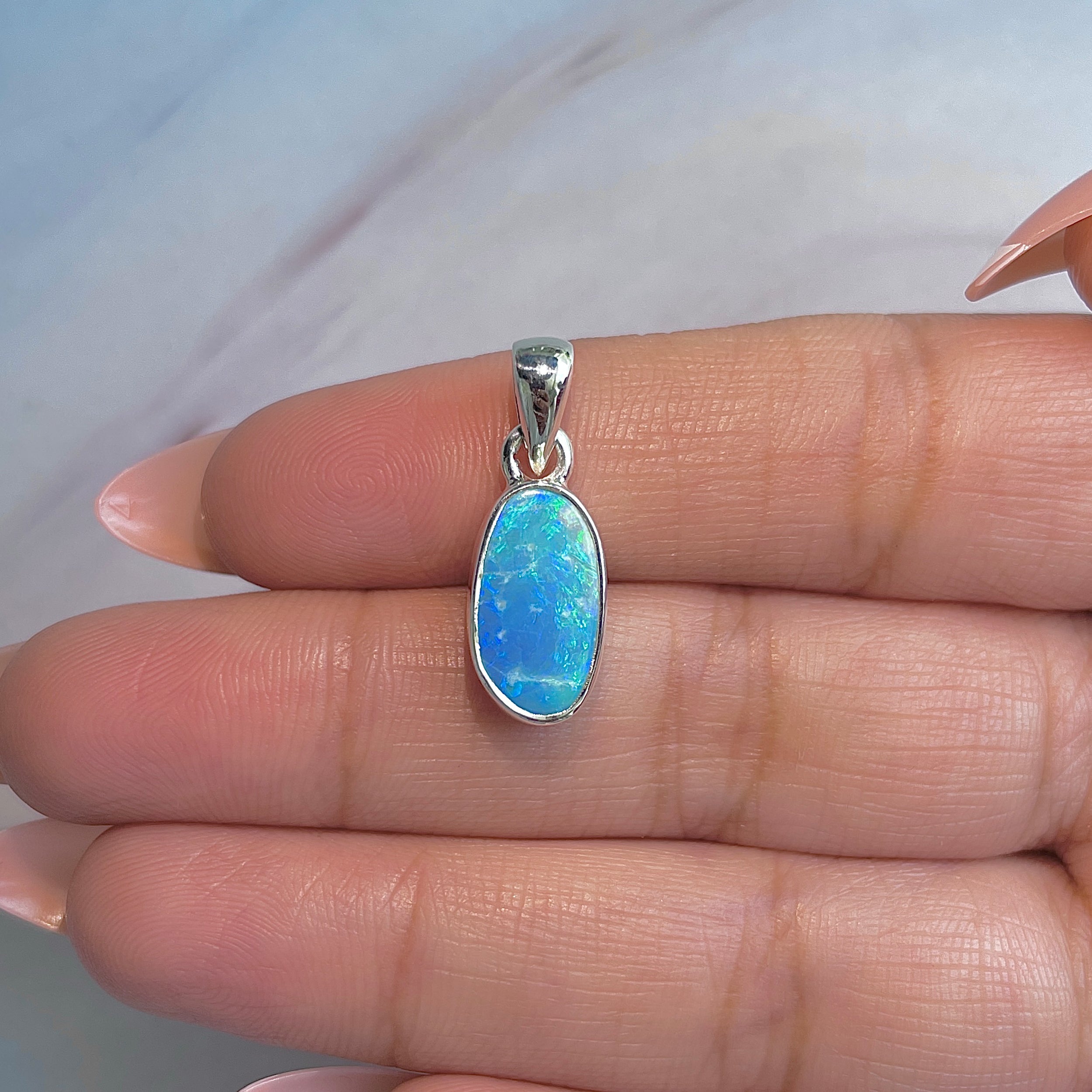 Australian Opal Pendant-(AOD-P-171.)