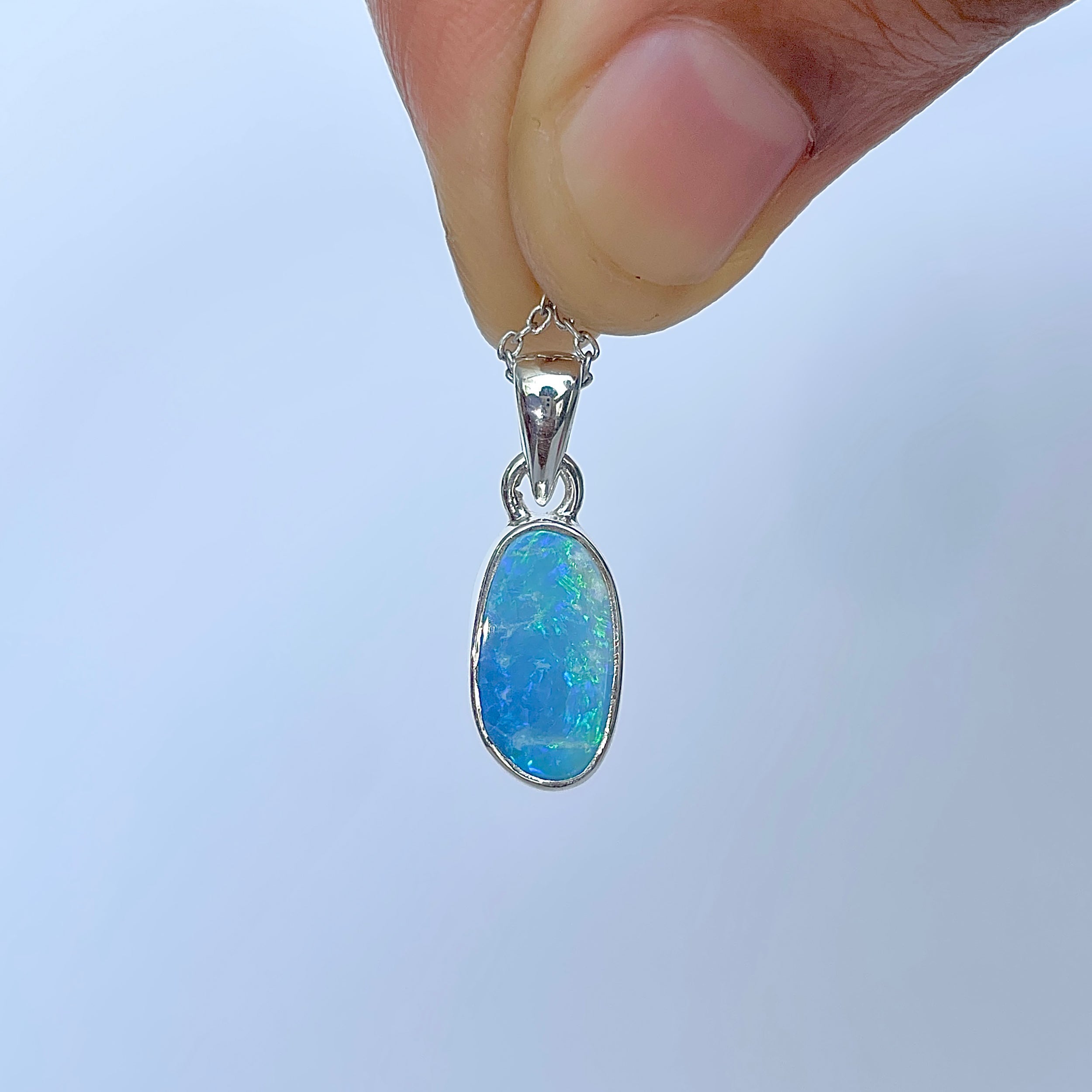 Australian Opal Pendant-(AOD-P-171.)