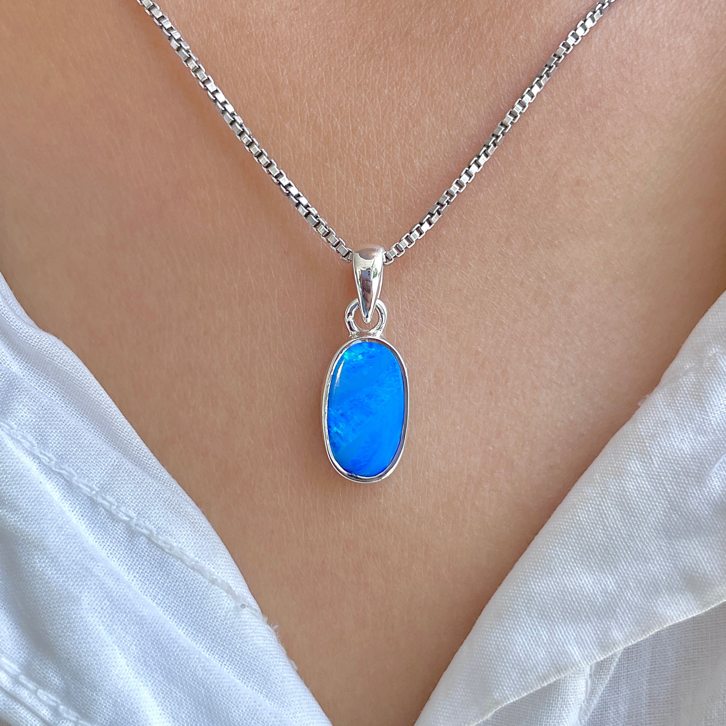 Australian Opal Pendant-(AOD-P-172.)